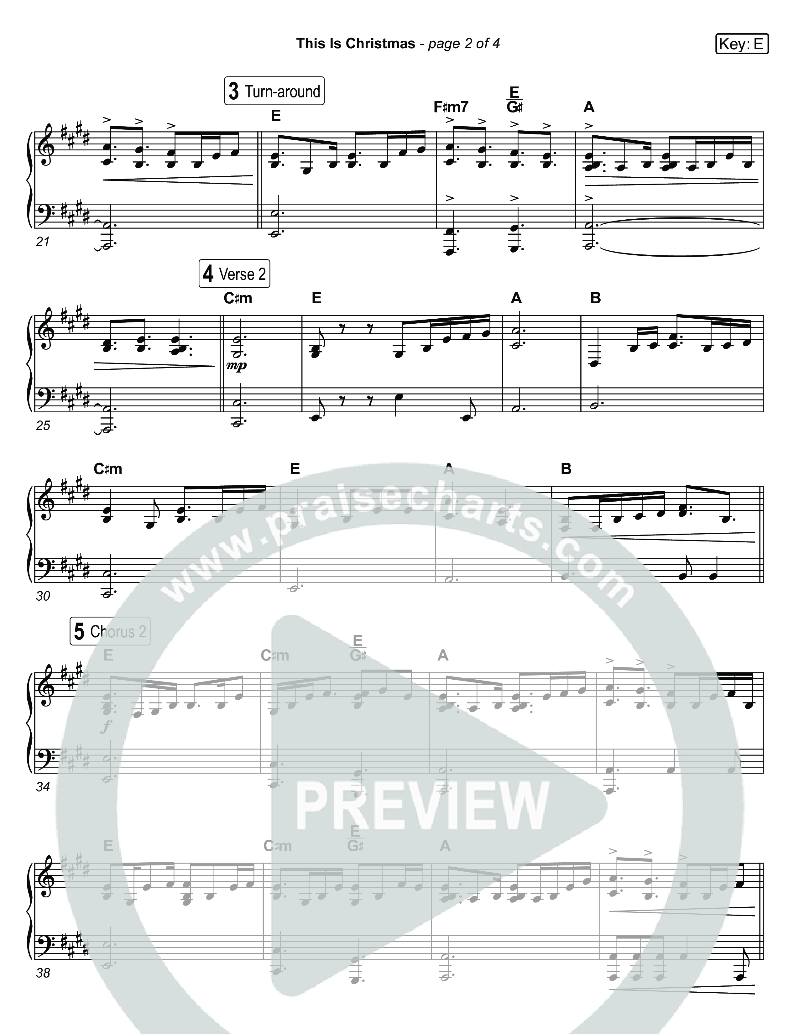 This Is Christmas (Live) Piano Sheet (Museum Of The Bible / Tasha Layton / Indiana Wesleyan University Choir / Arr. Keith Everett Smith)