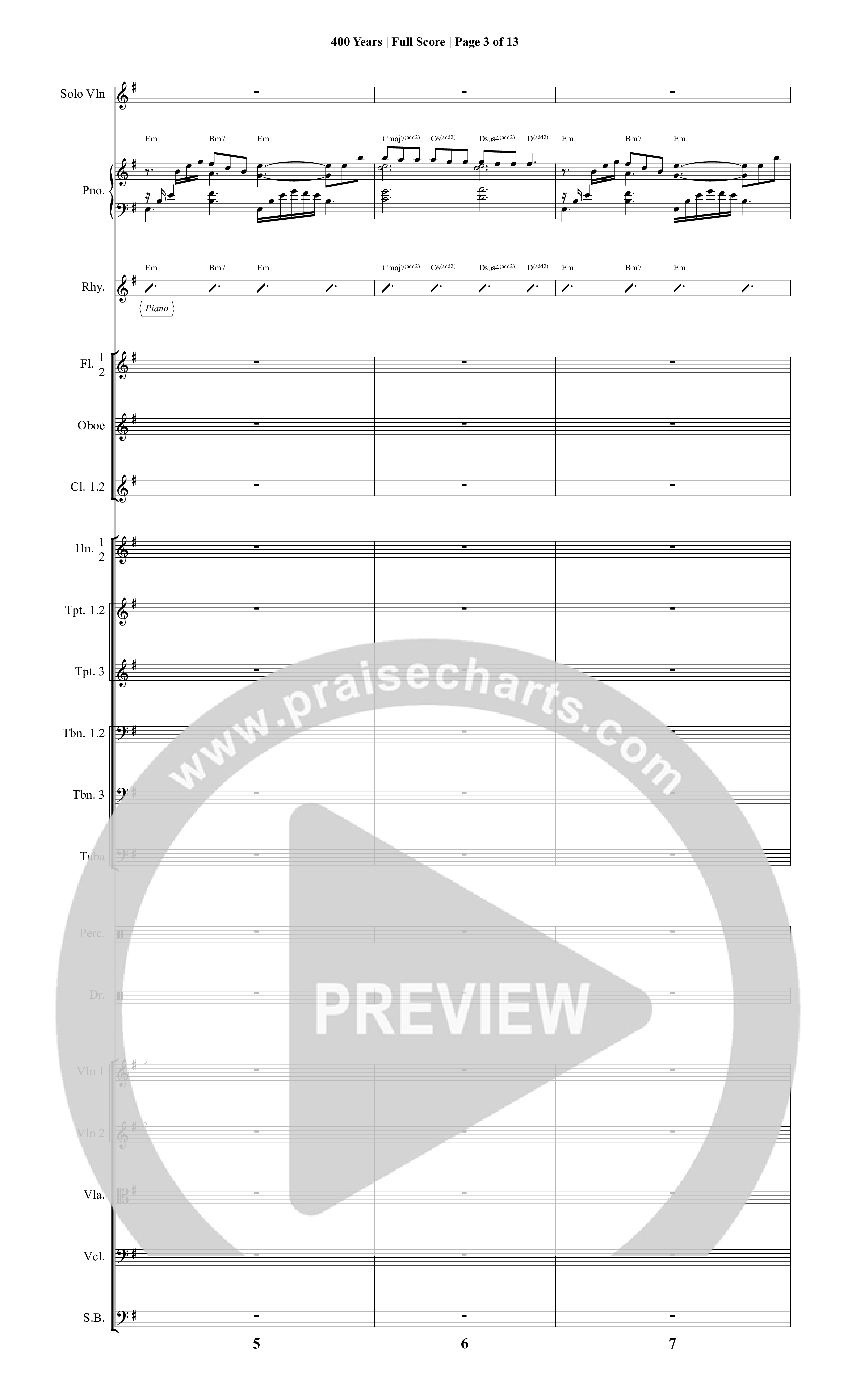 It Is Written (19 Song Choral Collection) Song 10 (Orchestration) (Christopher R. Brown)