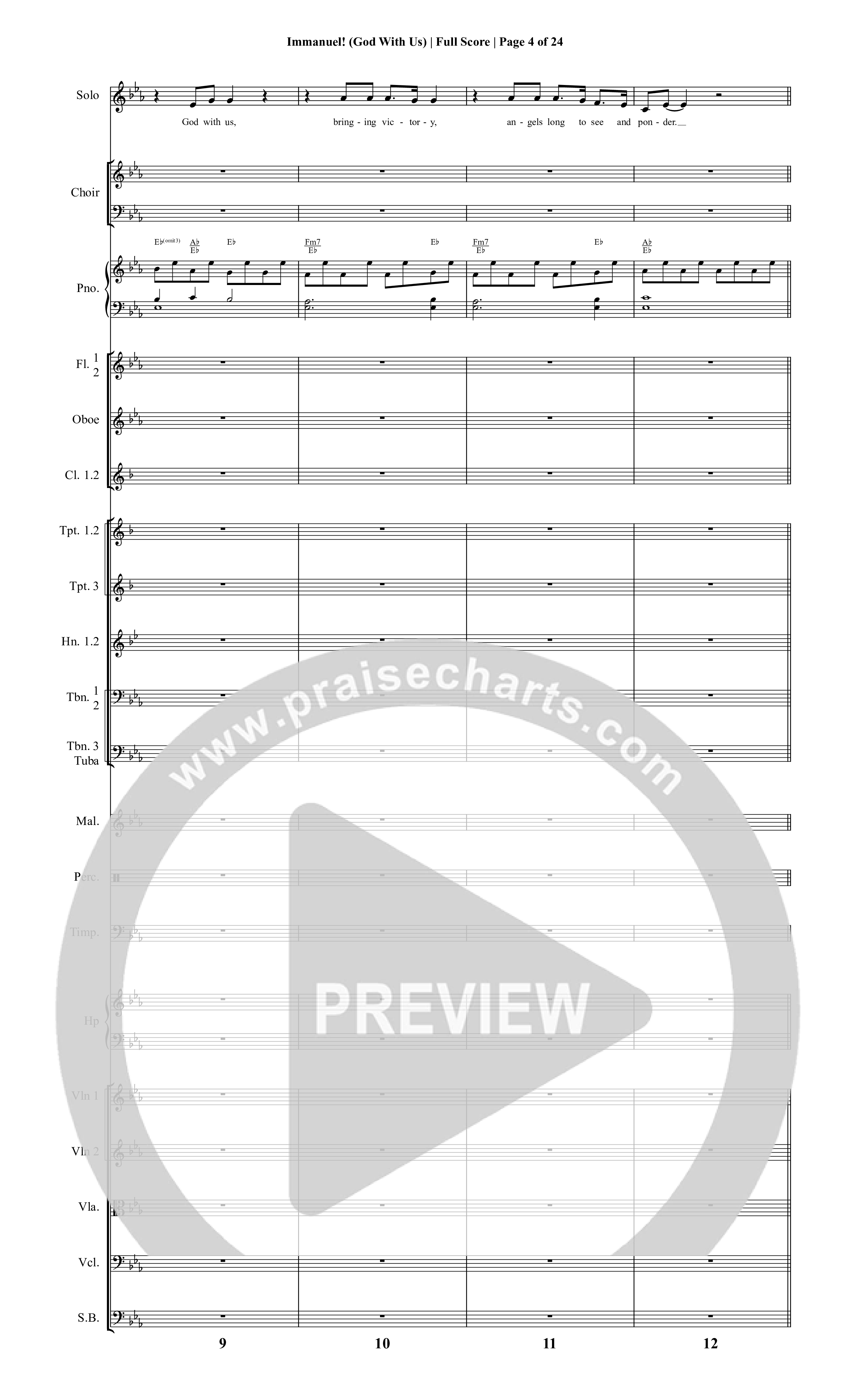 It Is Written (19 Song Choral Collection) Song 11 (Orchestration) (Christopher R. Brown)