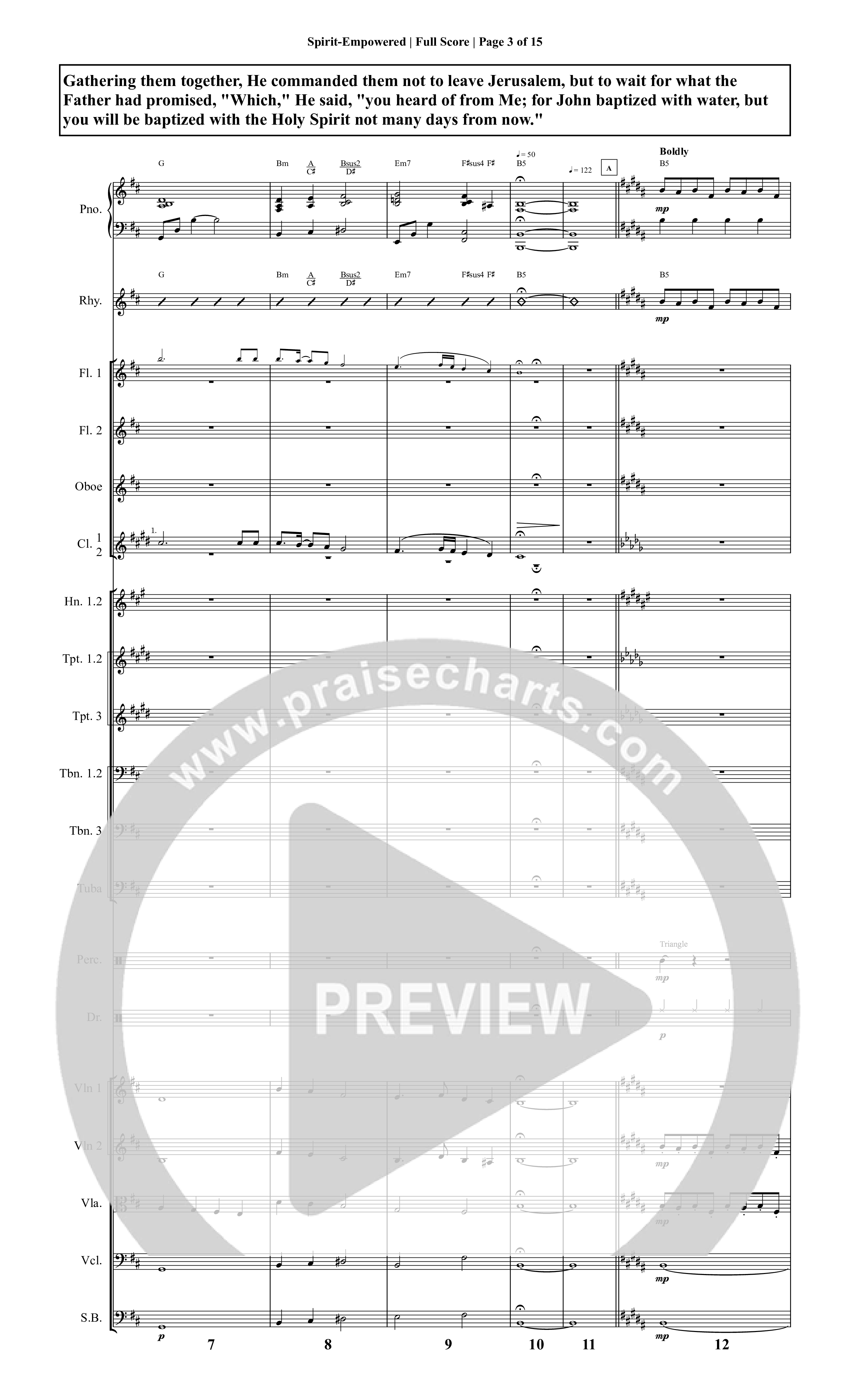 It Is Written (19 Song Choral Collection) Song 15 (Orchestration) (Christopher R. Brown)