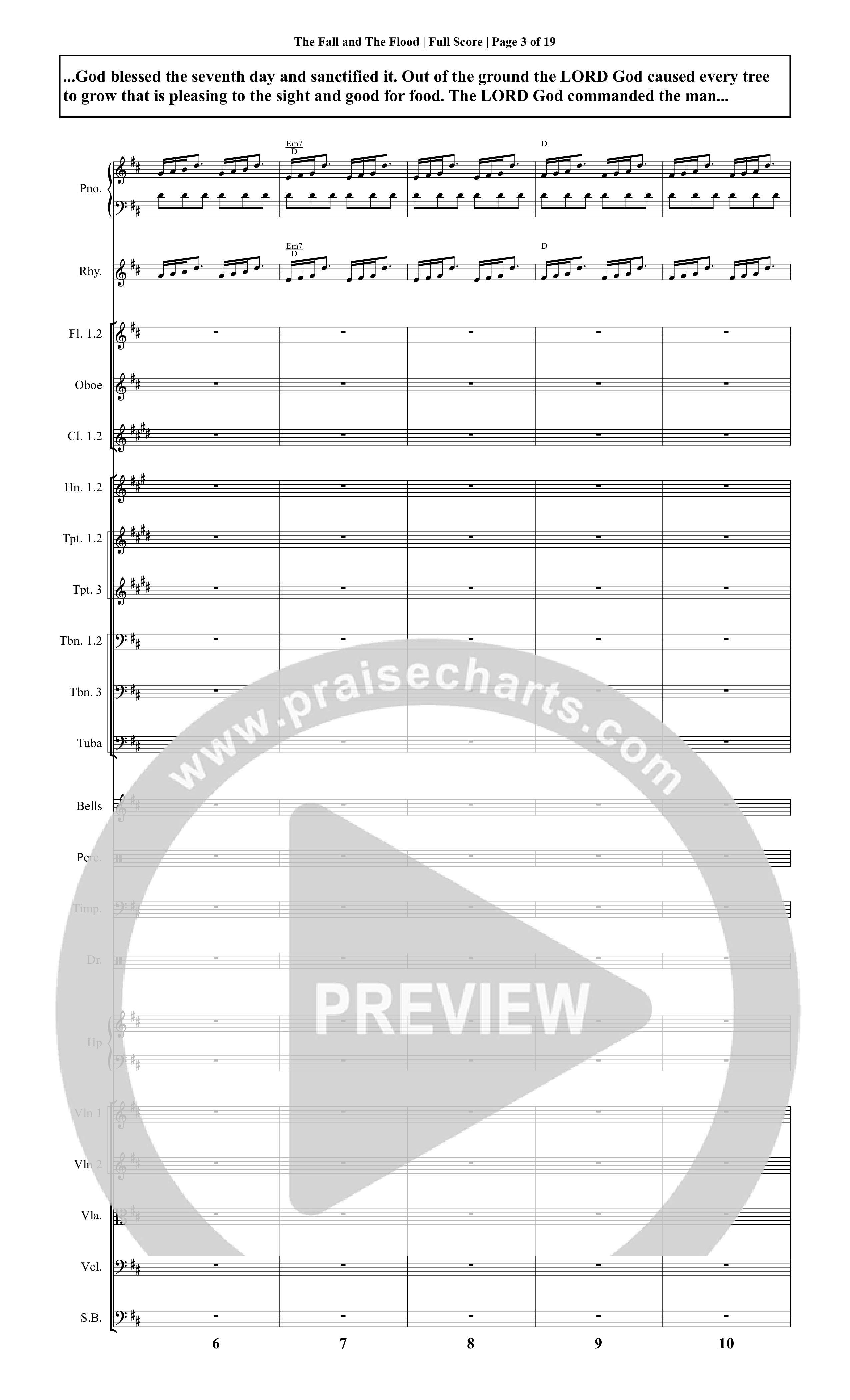 It Is Written (19 Song Choral Collection) Song 3 (Orchestration) (Christopher R. Brown)