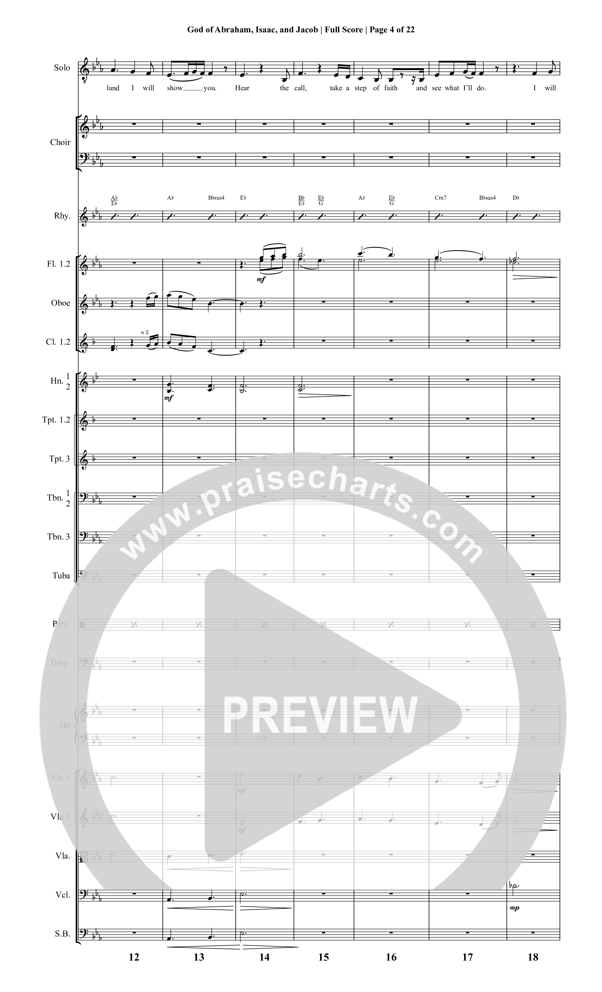 It Is Written (19 Song Choral Collection) Song 4 (Orchestration) (Christopher R. Brown)