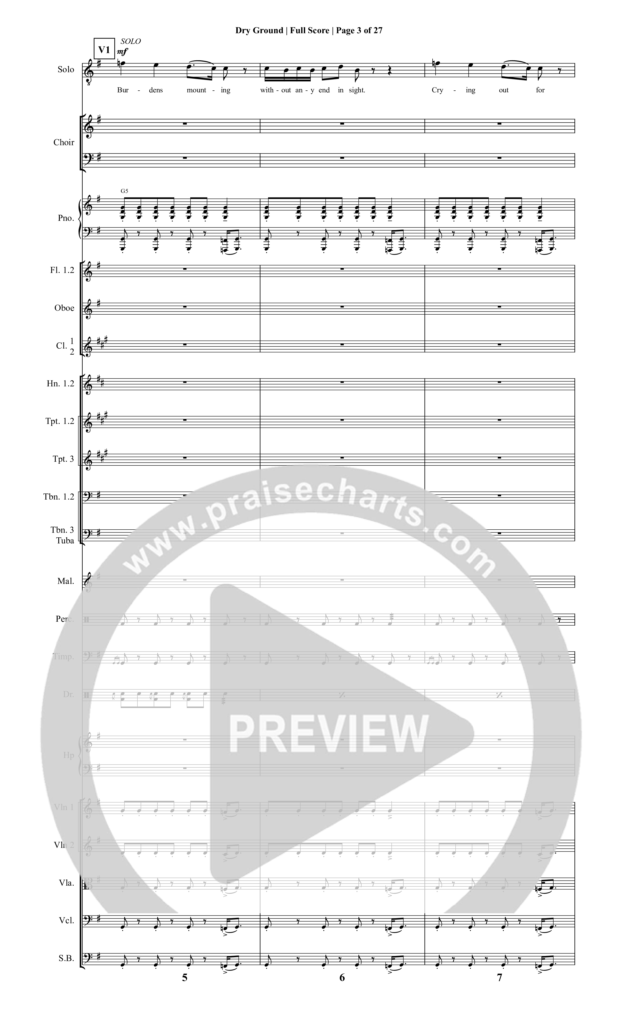 It Is Written (19 Song Choral Collection) Song 6 (Orchestration) (Christopher R. Brown)