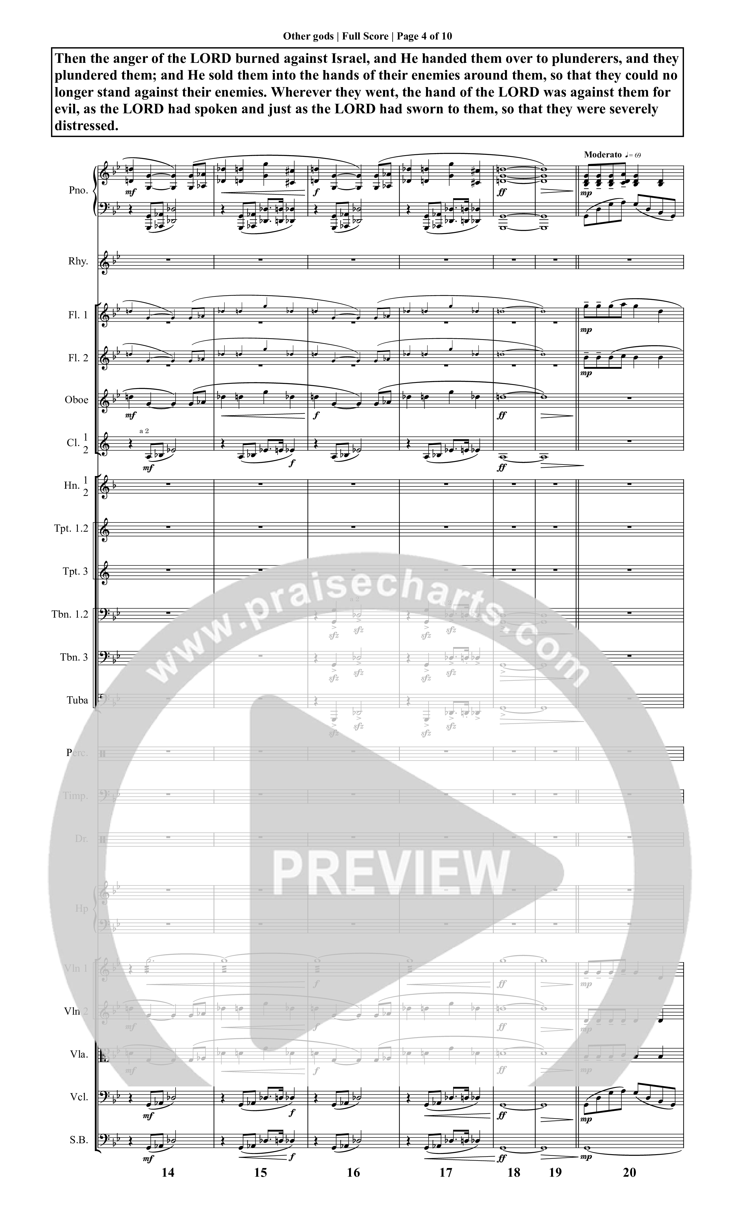 It Is Written (19 Song Choral Collection) Song 7 (Orchestration) (Christopher R. Brown)