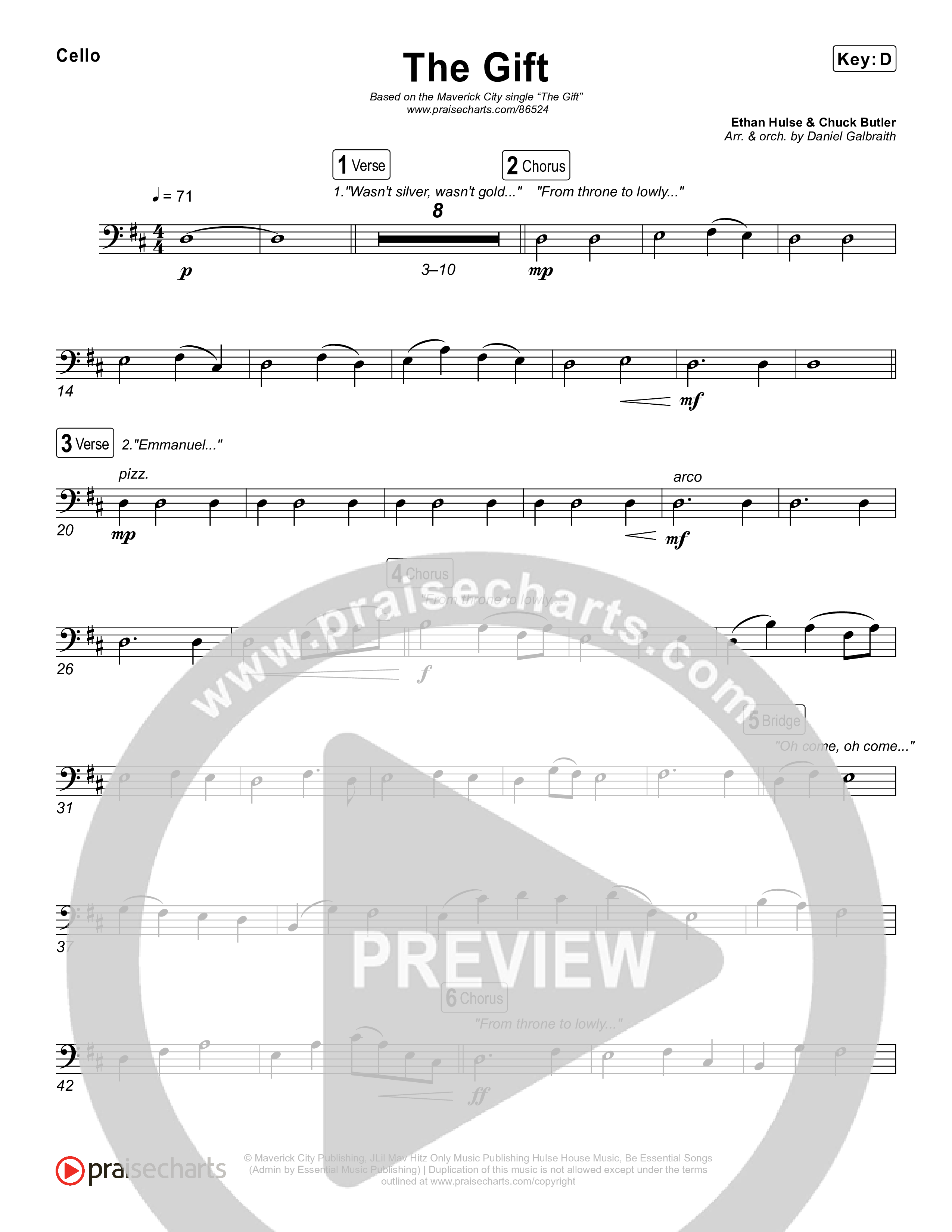 The Gift Cello (Maverick City Music / Naomi Raine / Nick Day)