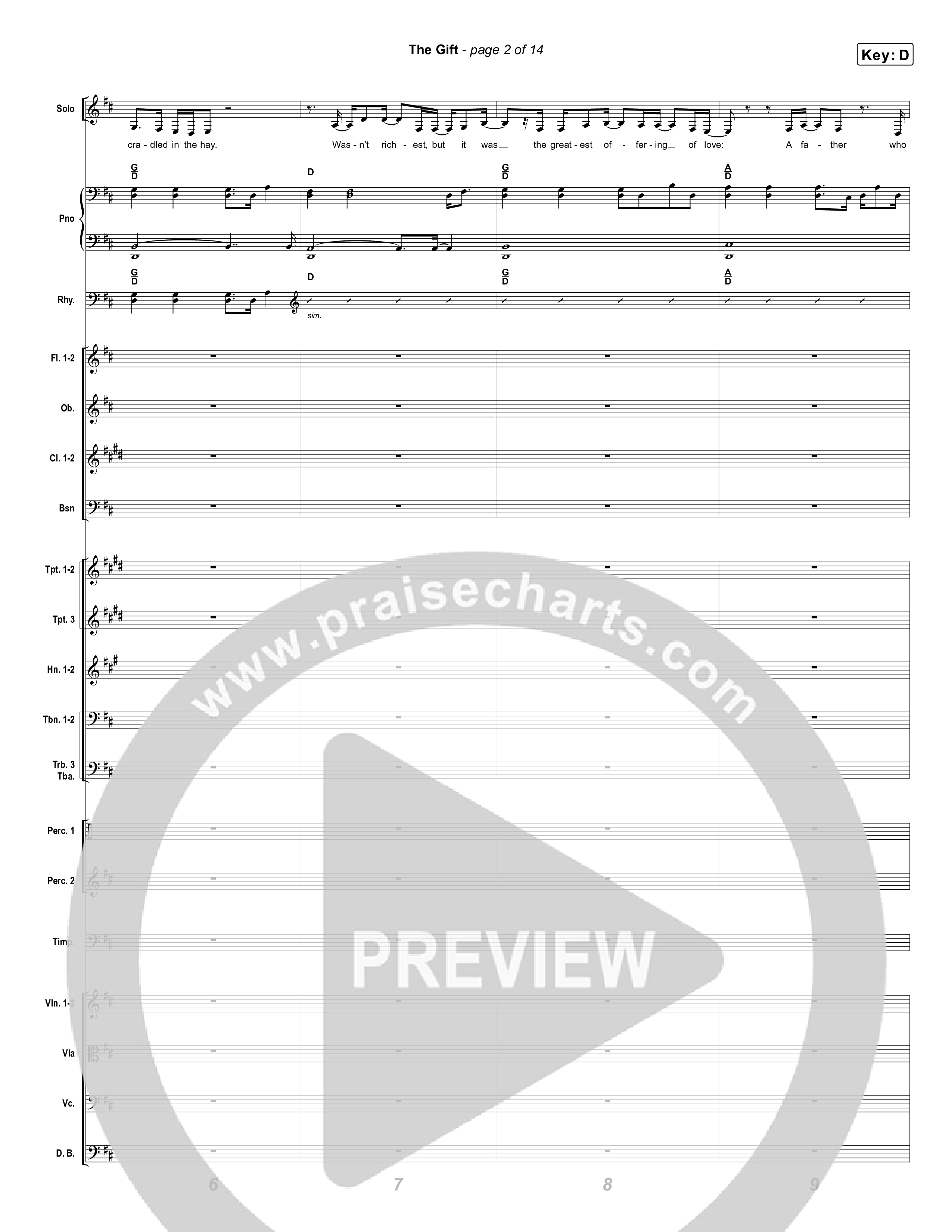 The Gift Orchestration (Maverick City Music / Naomi Raine / Nick Day)