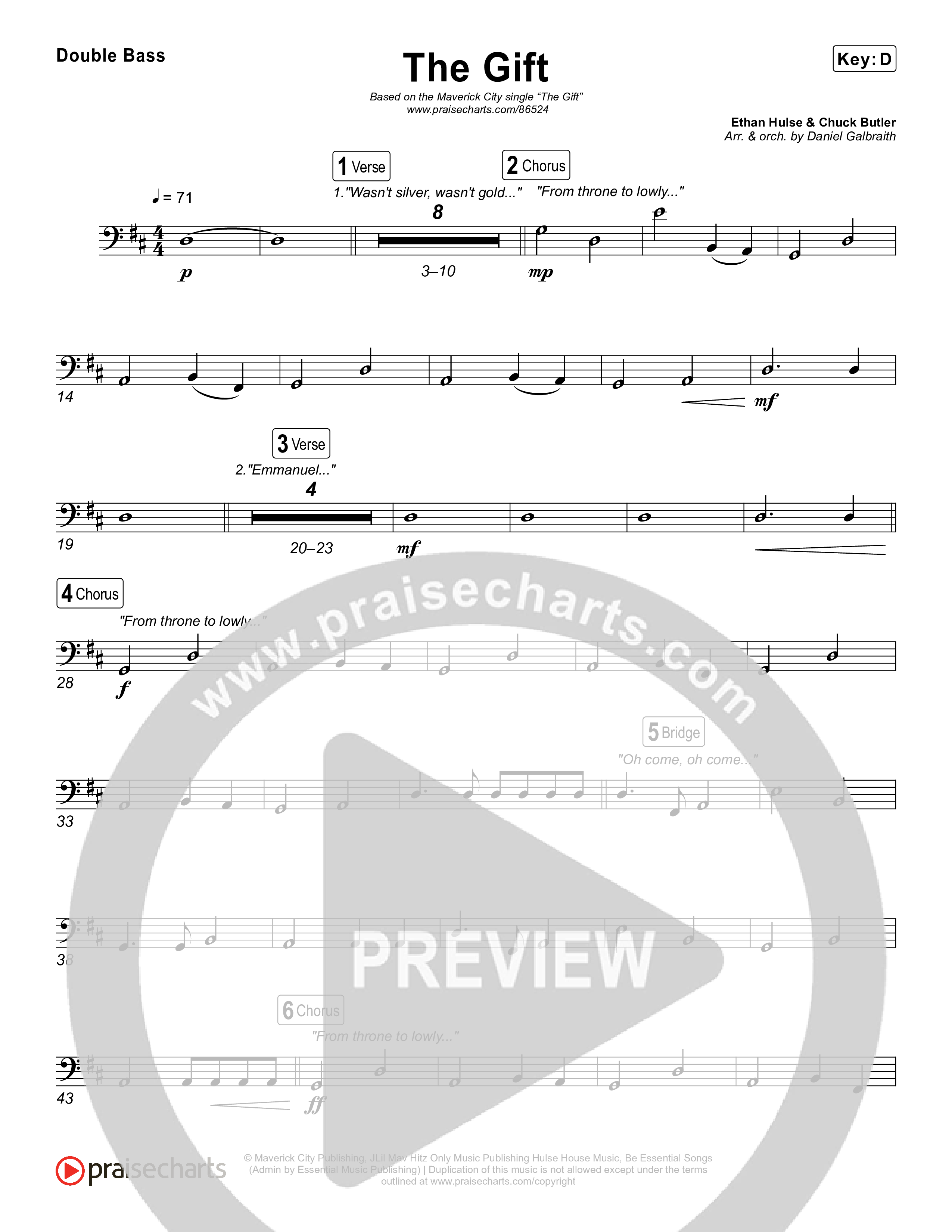 The Gift String Bass (Maverick City Music / Naomi Raine / Nick Day)