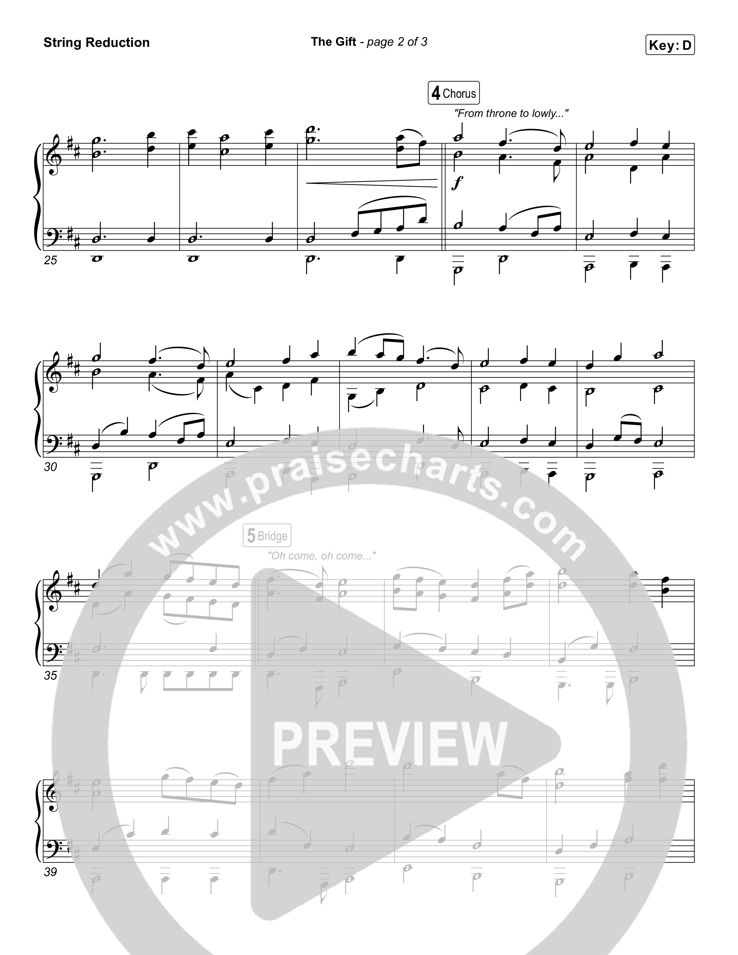 The Gift String Reduction (Maverick City Music / Naomi Raine / Nick Day)