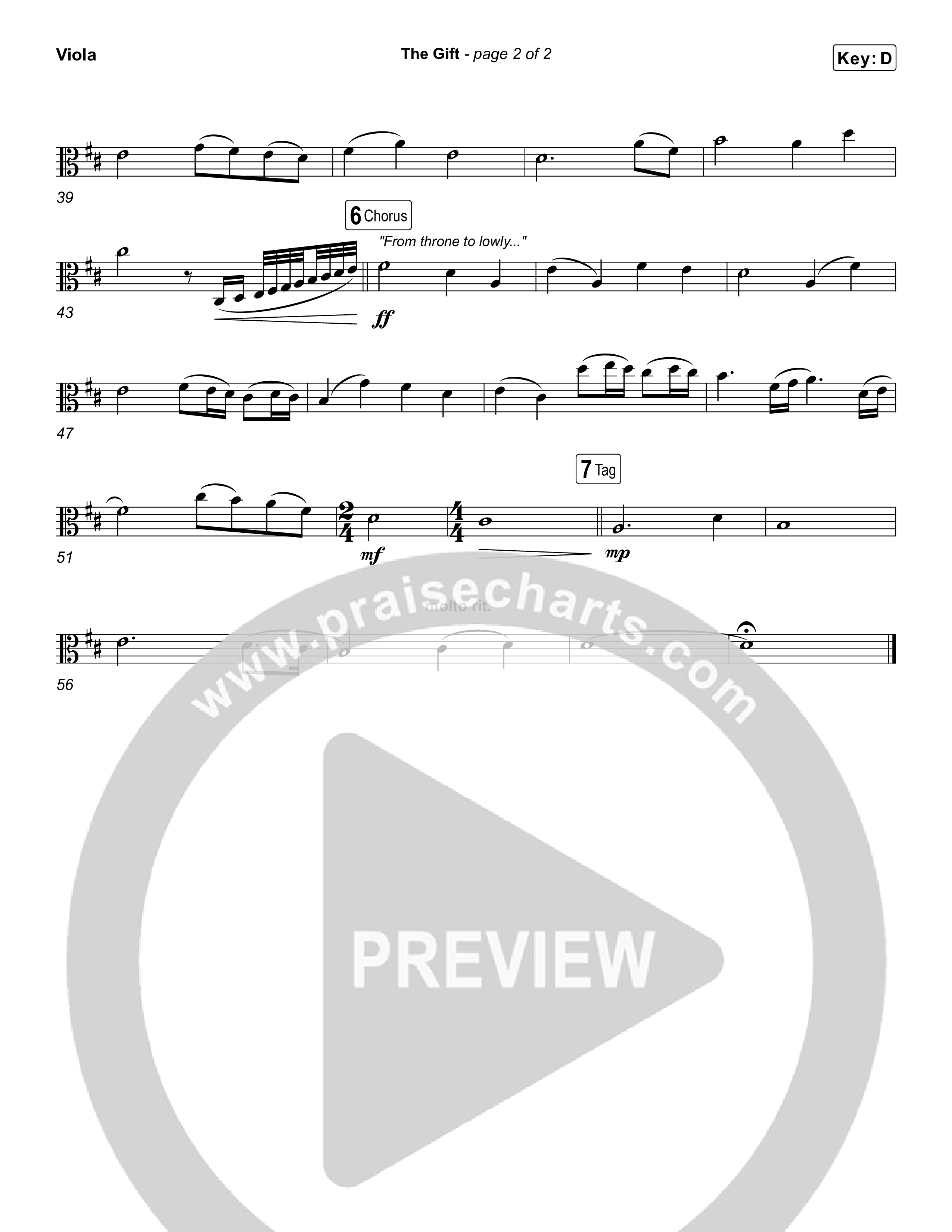 The Gift Viola (Maverick City Music / Naomi Raine / Nick Day)