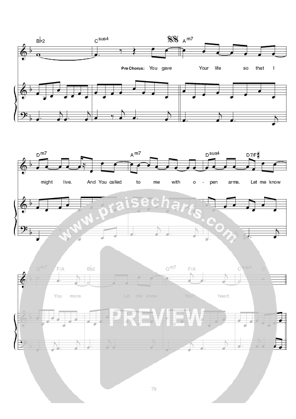 Thirst For You Lead & Piano (Hillsong Worship)