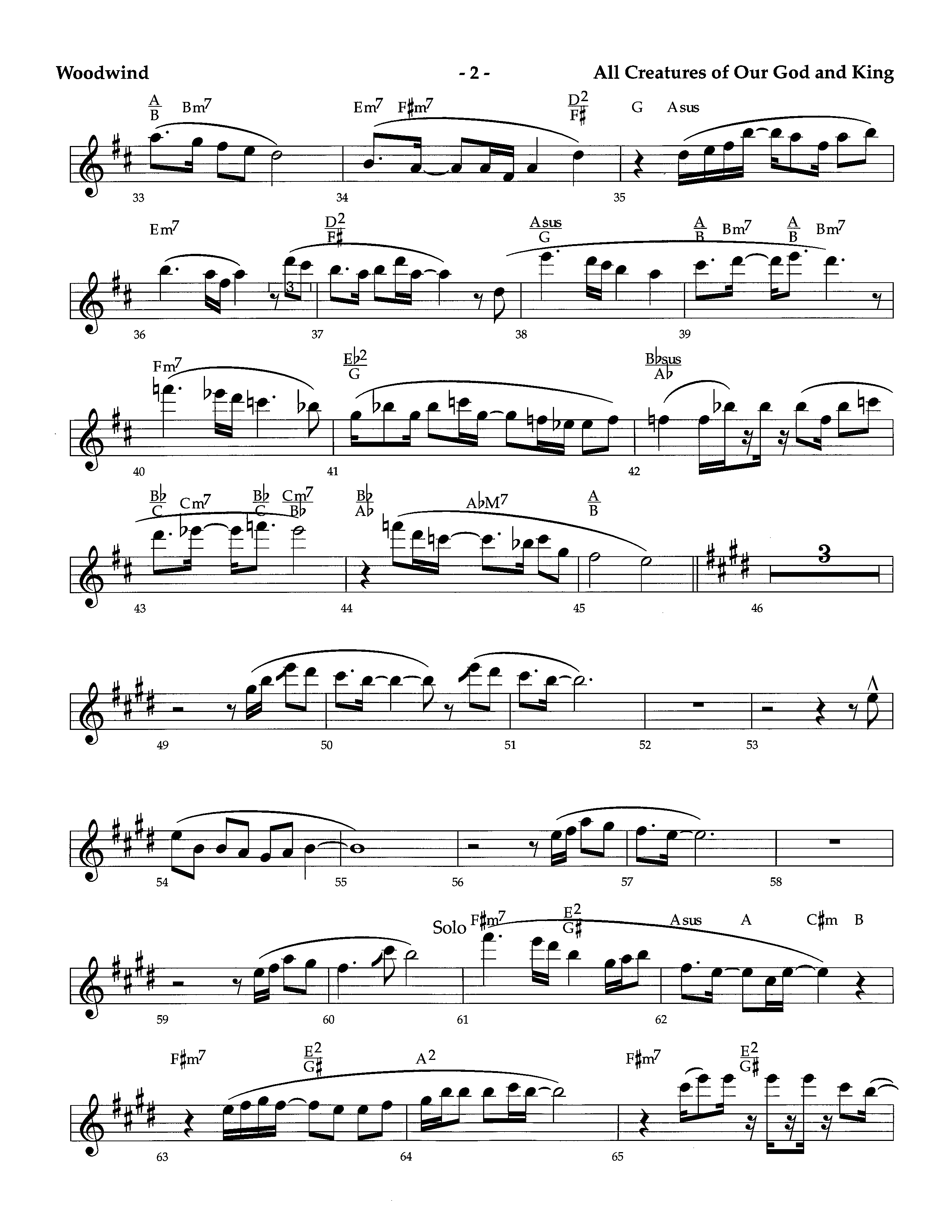 All Creatures Of Our God And King (Instrumental) Winds (Lifeway Worship / Arr. Richard Kingsmore)