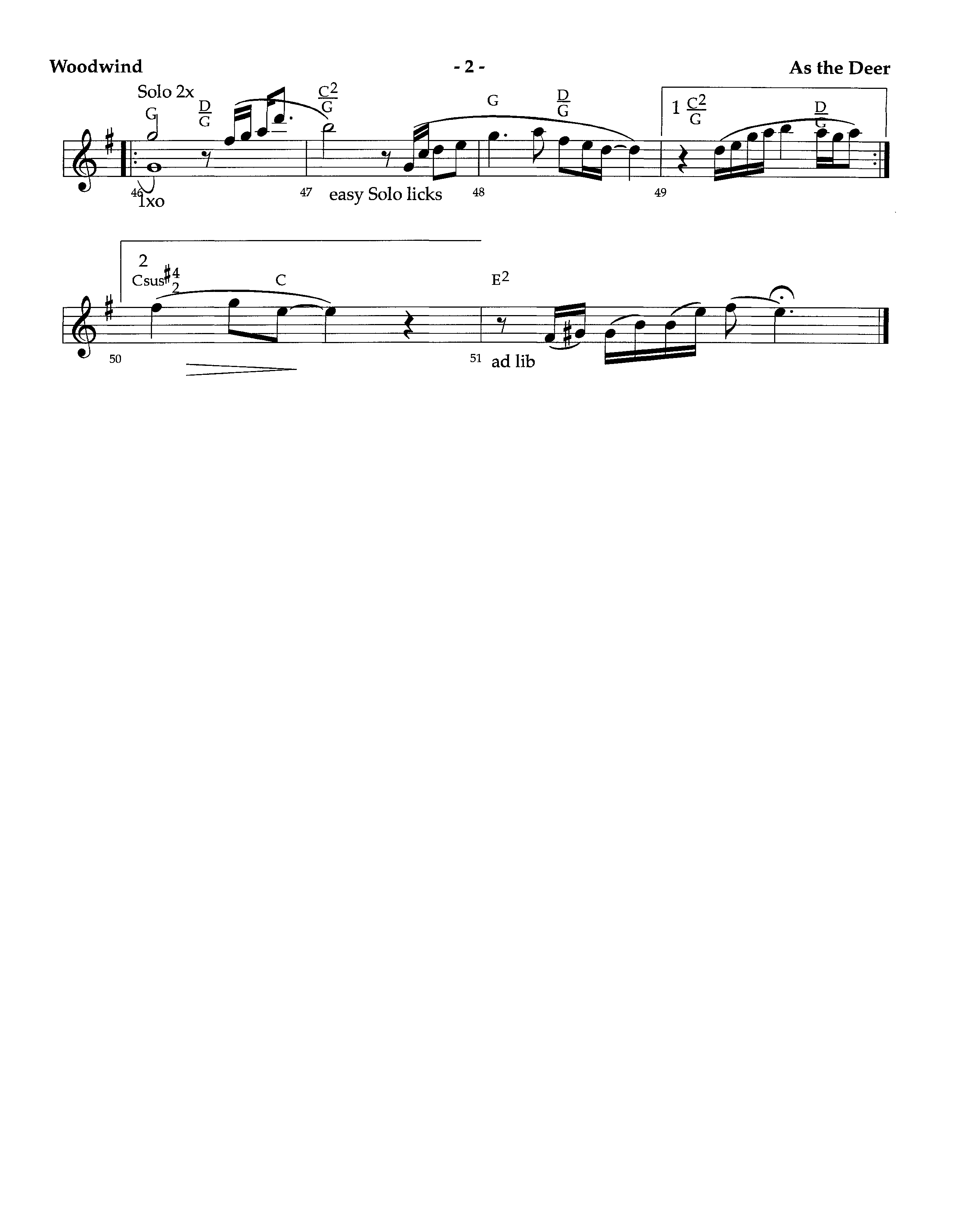 As The Deer (Instrumental) Winds (Lifeway Worship / Arr. Richard Kingsmore)