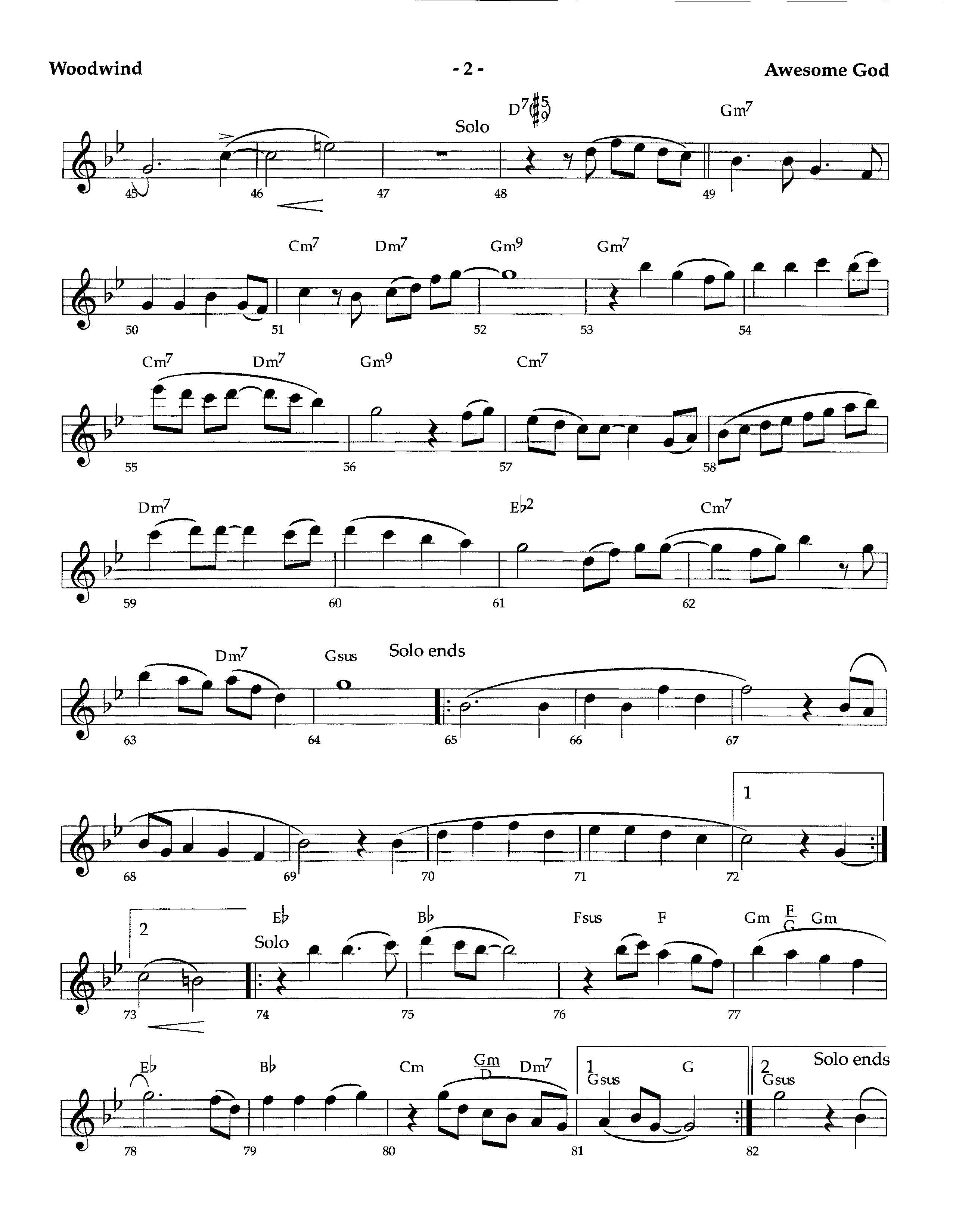 Awesome God (Instrumental) Winds (Lifeway Worship / Arr. Richard Kingsmore)