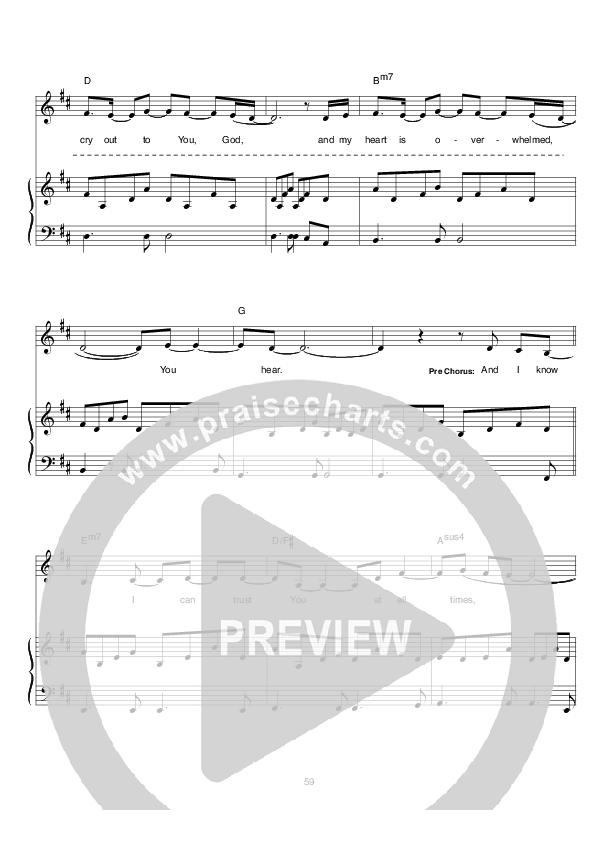 Trust In You Lead & Piano (Hillsong Worship)