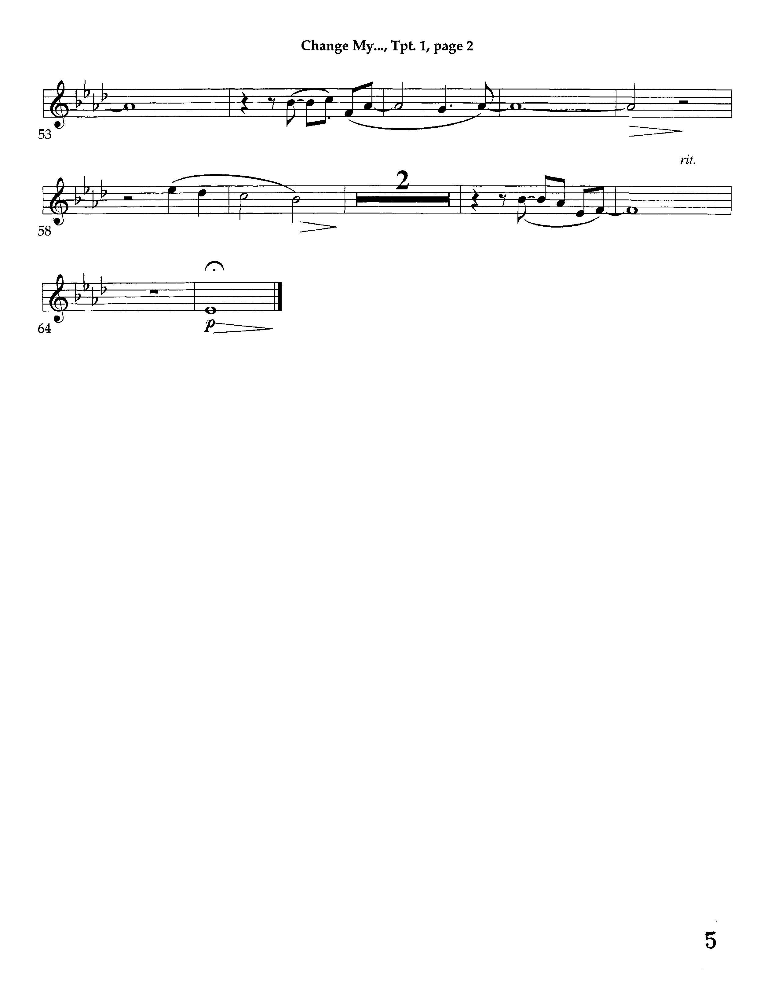 Change My Heart O God (with I Surrender All) (Instrumental) Trumpet 1 (Lifeway Worship / Arr. Richard Kingsmore)