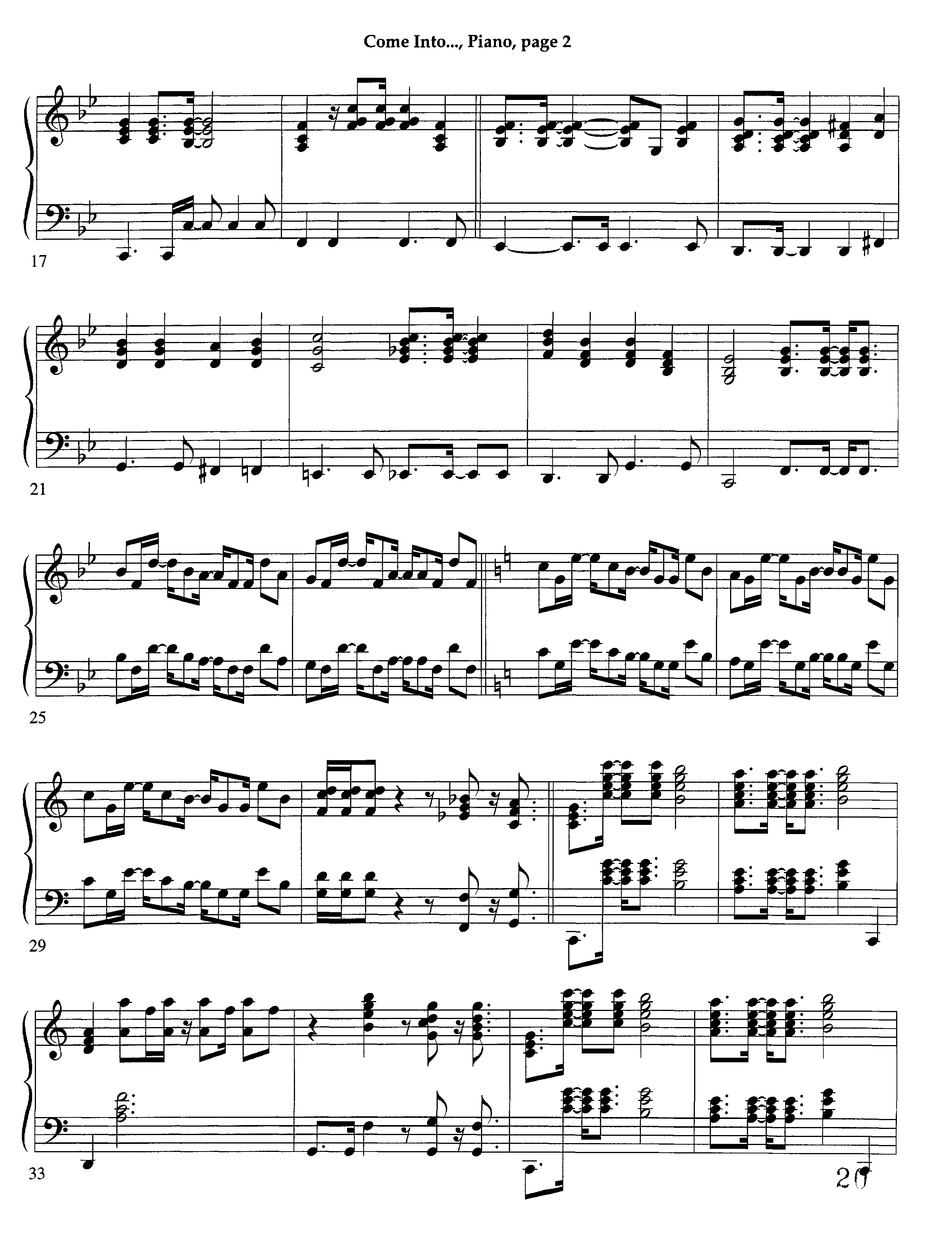 Come Into His Presence (Instrumental) Piano Sheet (Lifeway Worship / Arr. Richard Kingsmore)