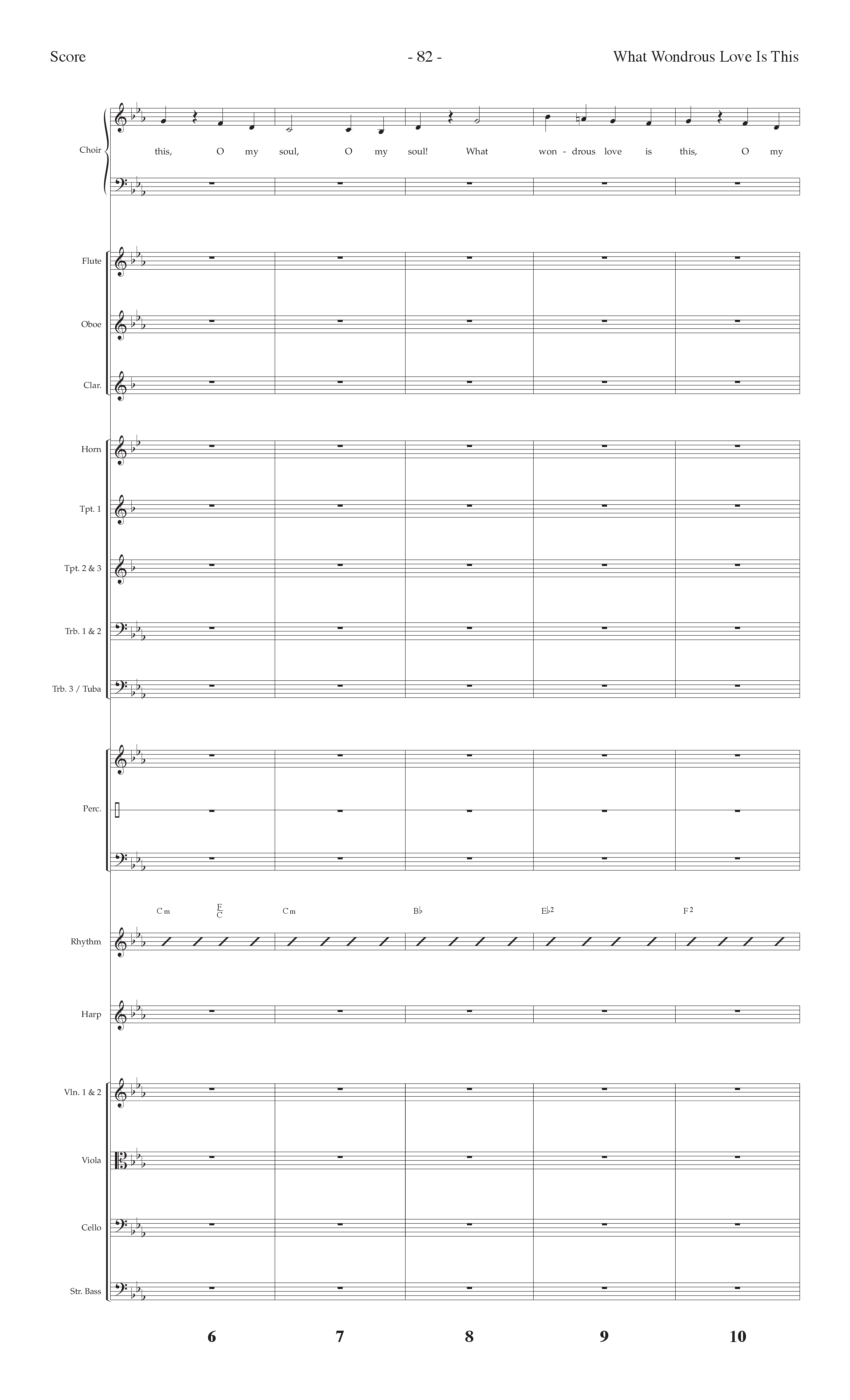 What Wondrous Love Is This (with You Are My King (Amazing Love)) (Choral Anthem SATB) Conductor's Score (Lifeway Choral / Arr. Dennis Allen)