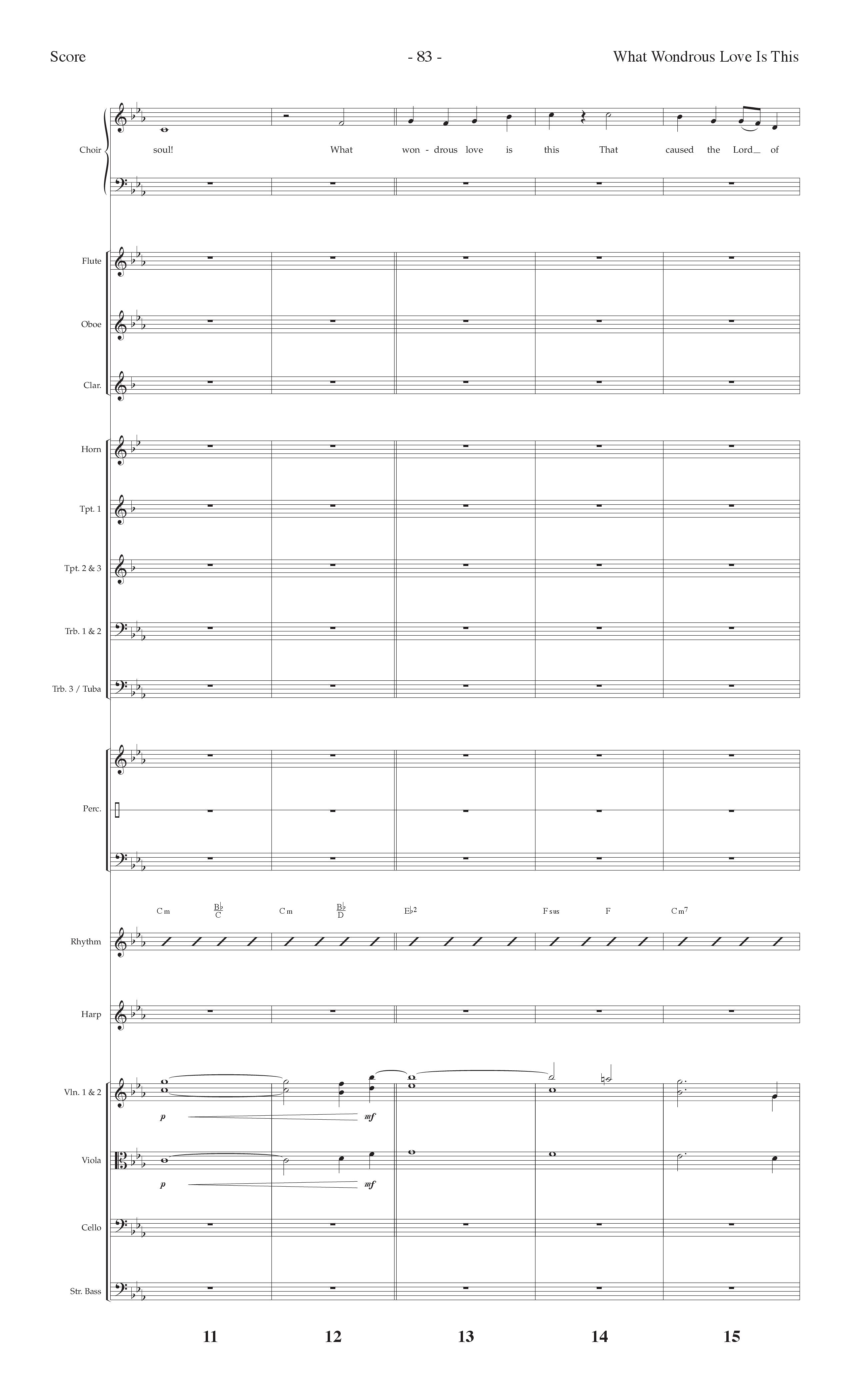 What Wondrous Love Is This (with You Are My King (Amazing Love)) (Choral Anthem SATB) Conductor's Score (Lifeway Choral / Arr. Dennis Allen)