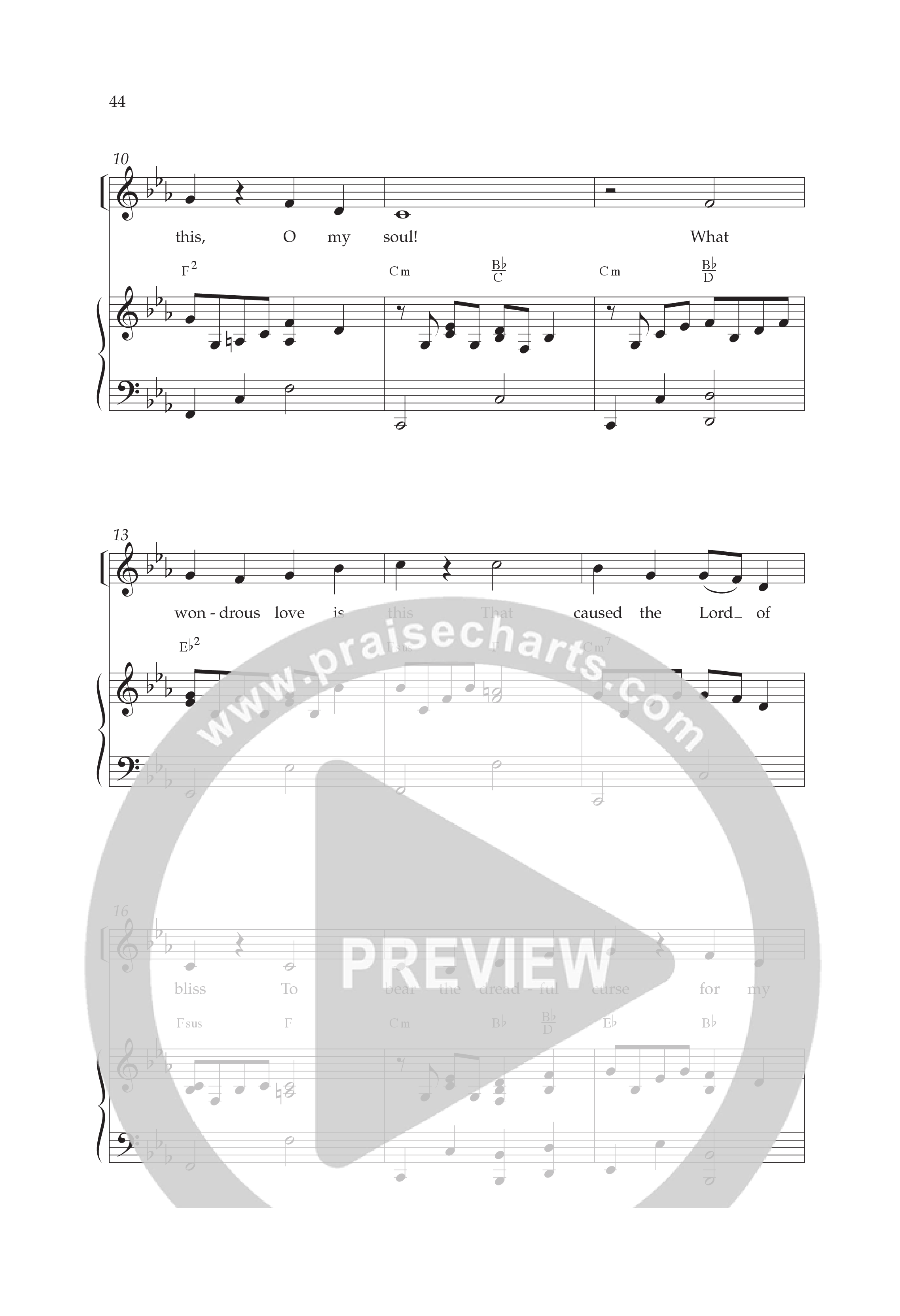 What Wondrous Love Is This (with You Are My King (Amazing Love)) (Choral Anthem SATB) Anthem (SATB/Piano) (Lifeway Choral / Arr. Dennis Allen)