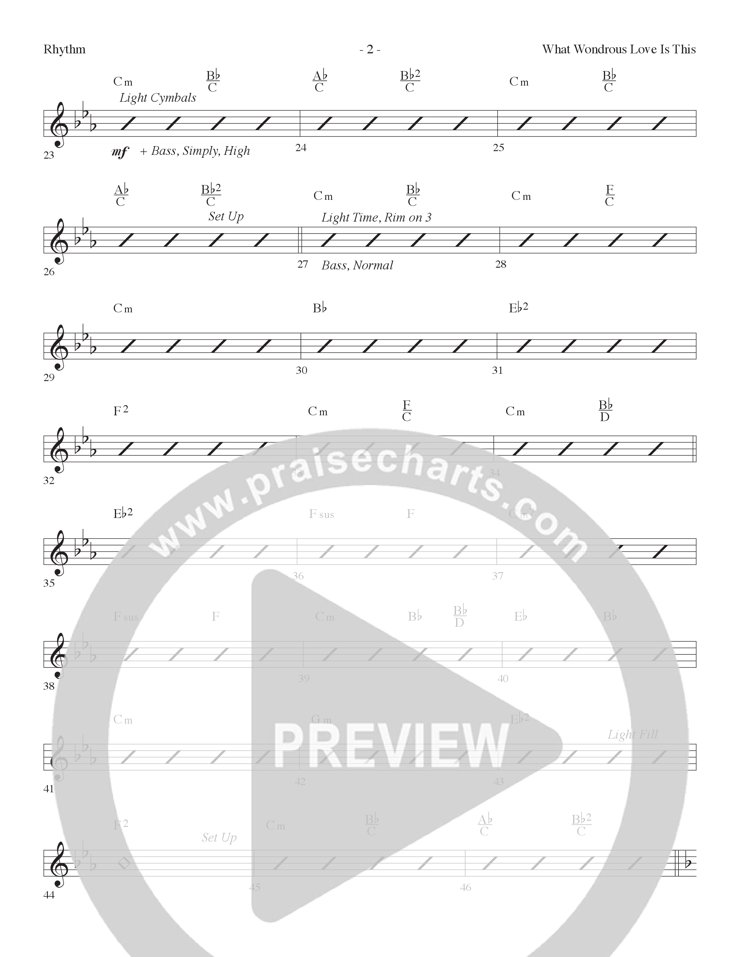 What Wondrous Love Is This (with You Are My King (Amazing Love)) (Choral Anthem SATB) Lead Melody & Rhythm (Lifeway Choral / Arr. Dennis Allen)