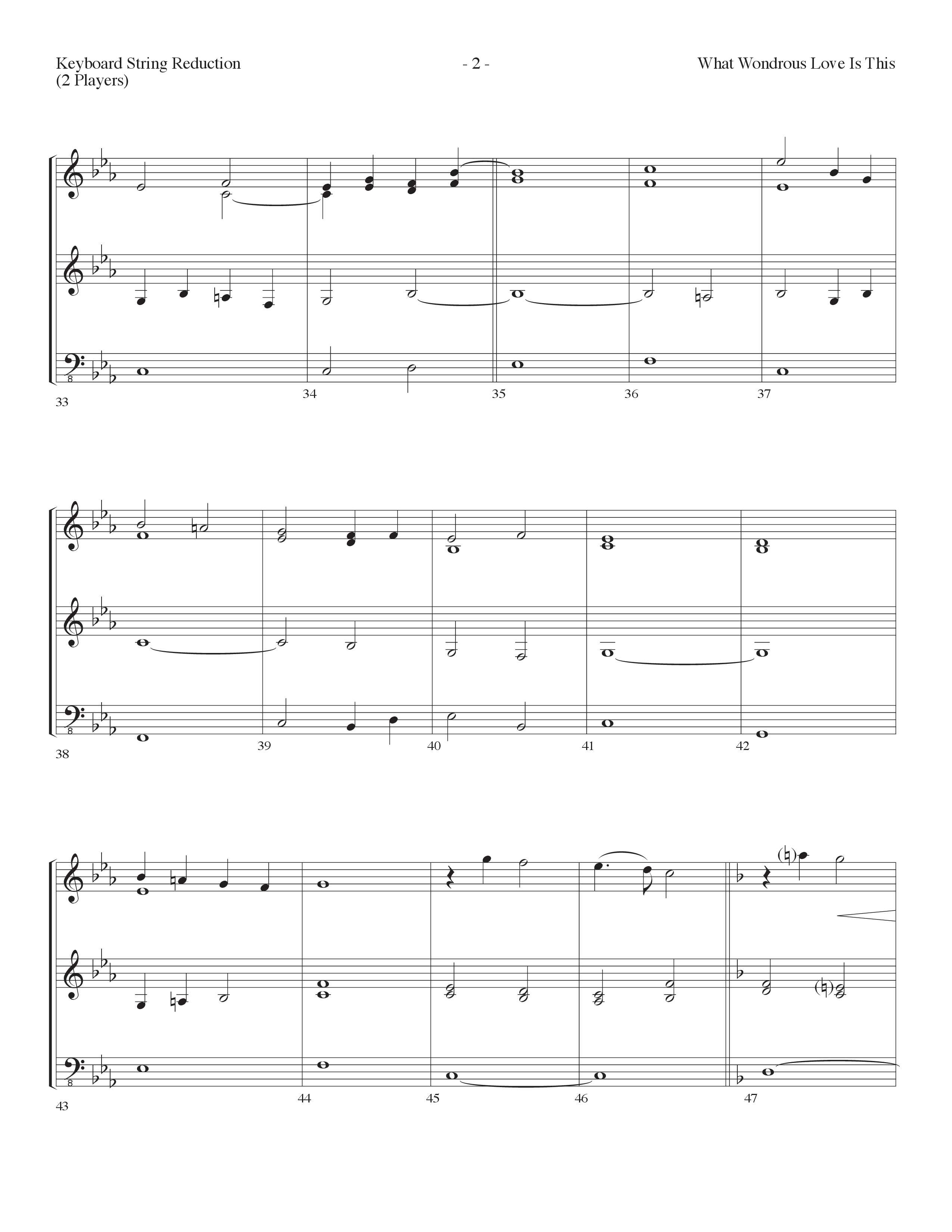 What Wondrous Love Is This (with You Are My King (Amazing Love)) (Choral Anthem SATB) String Reduction (Lifeway Choral / Arr. Dennis Allen)