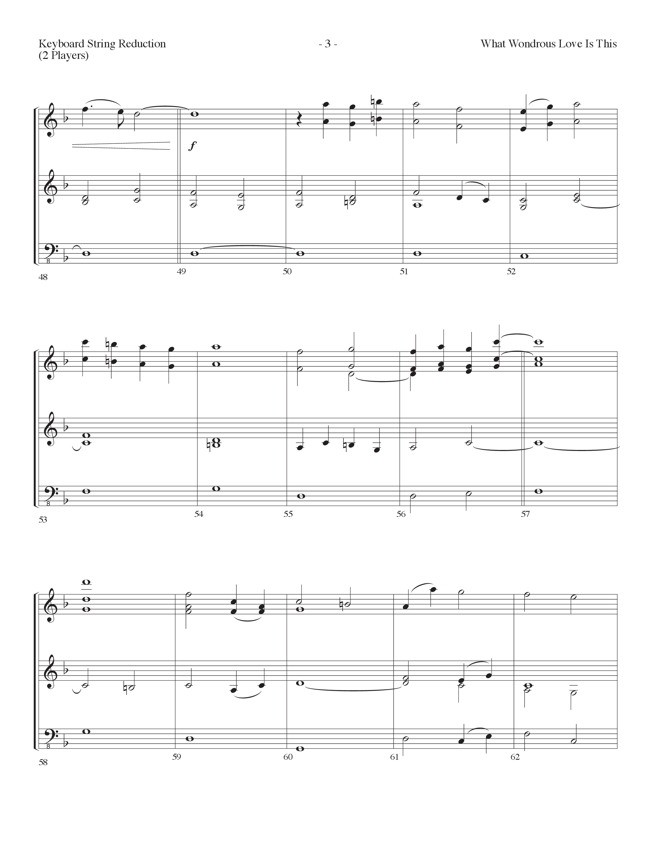 What Wondrous Love Is This (with You Are My King (Amazing Love)) (Choral Anthem SATB) String Reduction (Lifeway Choral / Arr. Dennis Allen)