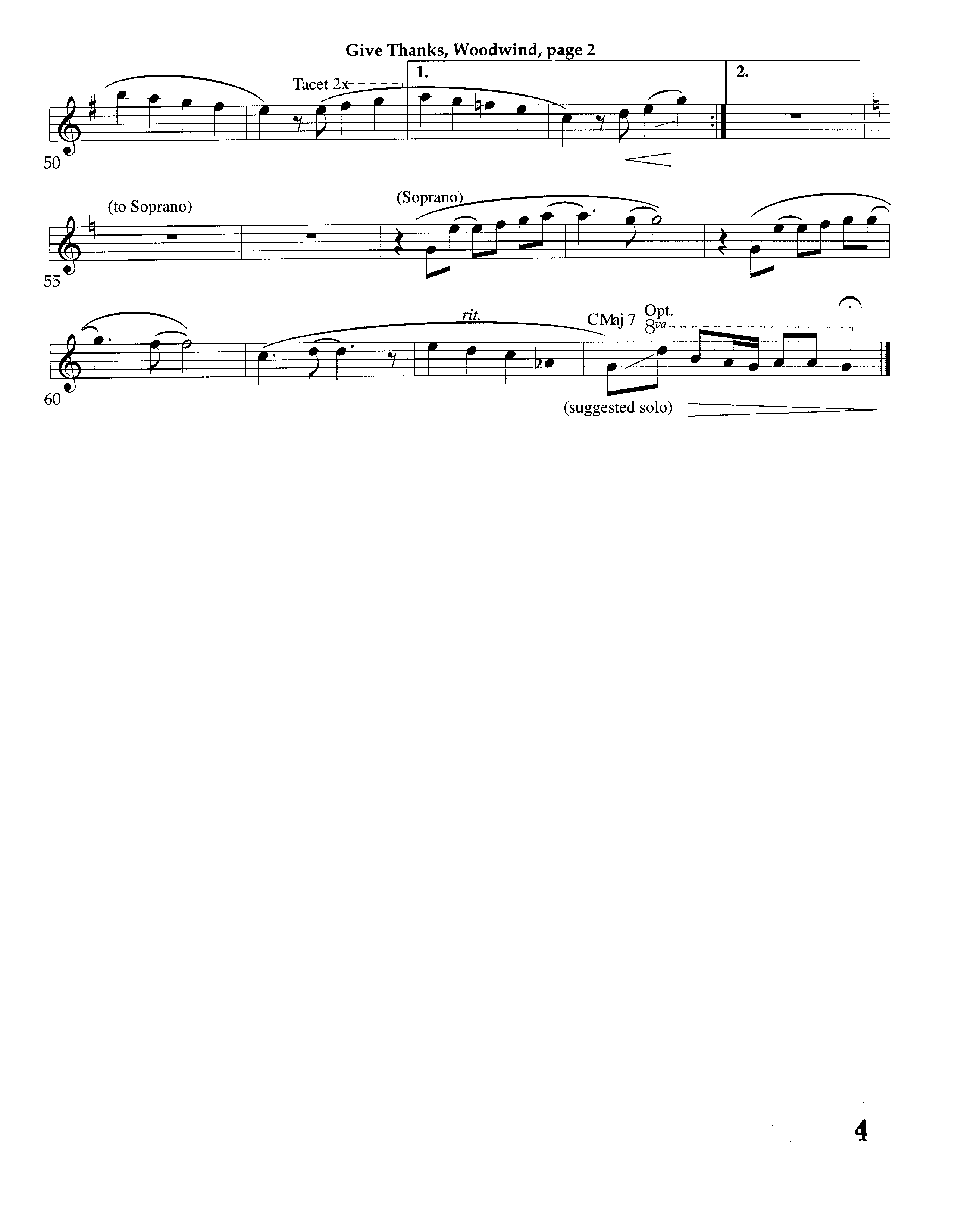 Give Thanks (Instrumental) Winds (Lifeway Worship / Arr. Richard Kingsmore)