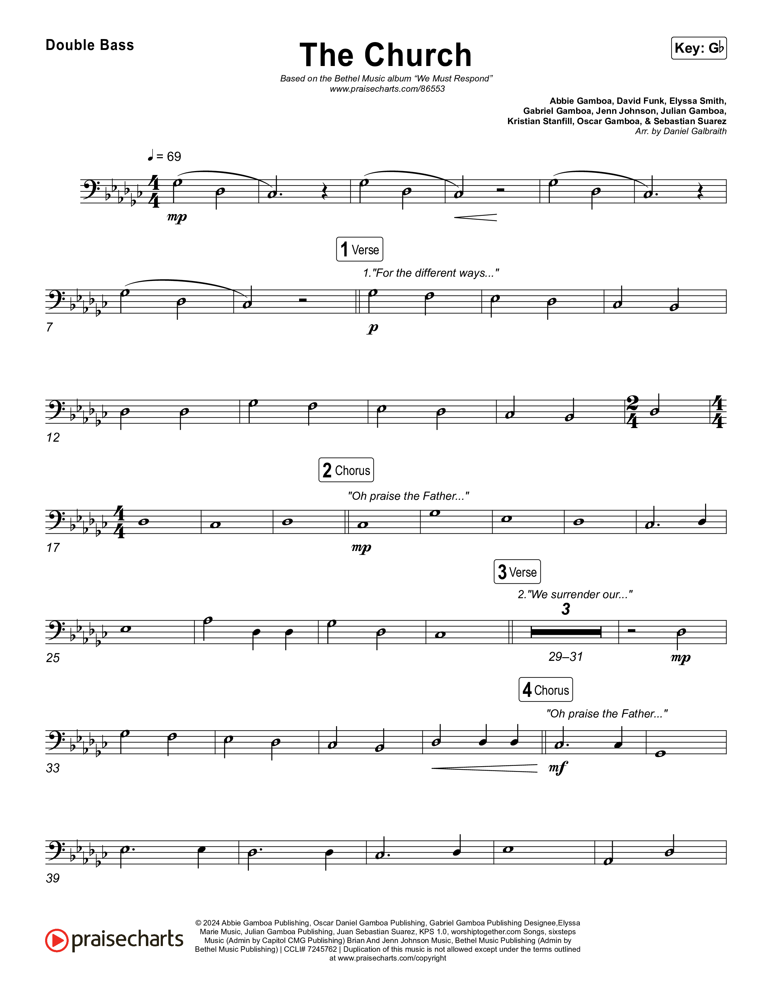 The Church (Live) String Bass (Bethel Music)