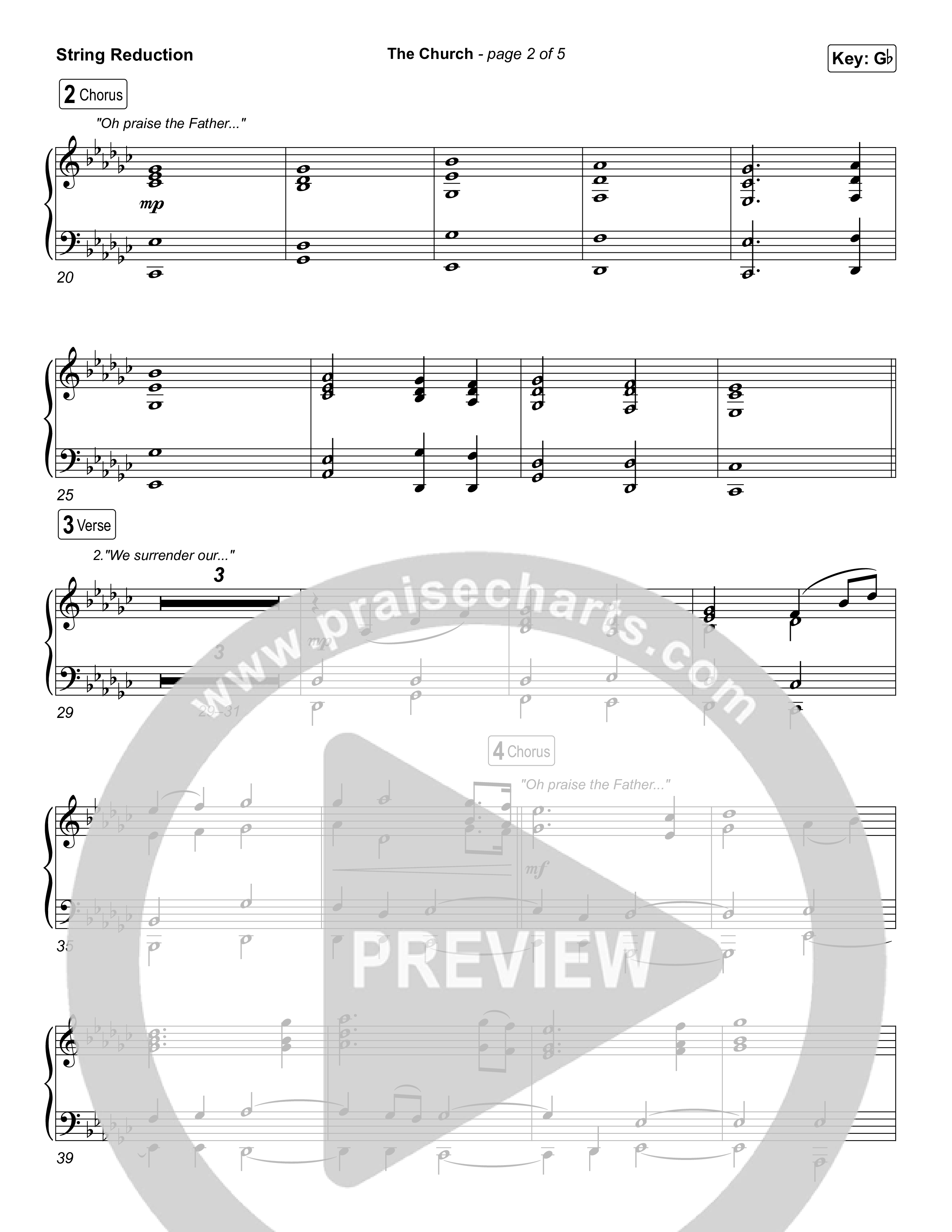 The Church (Live) String Reduction (Bethel Music)