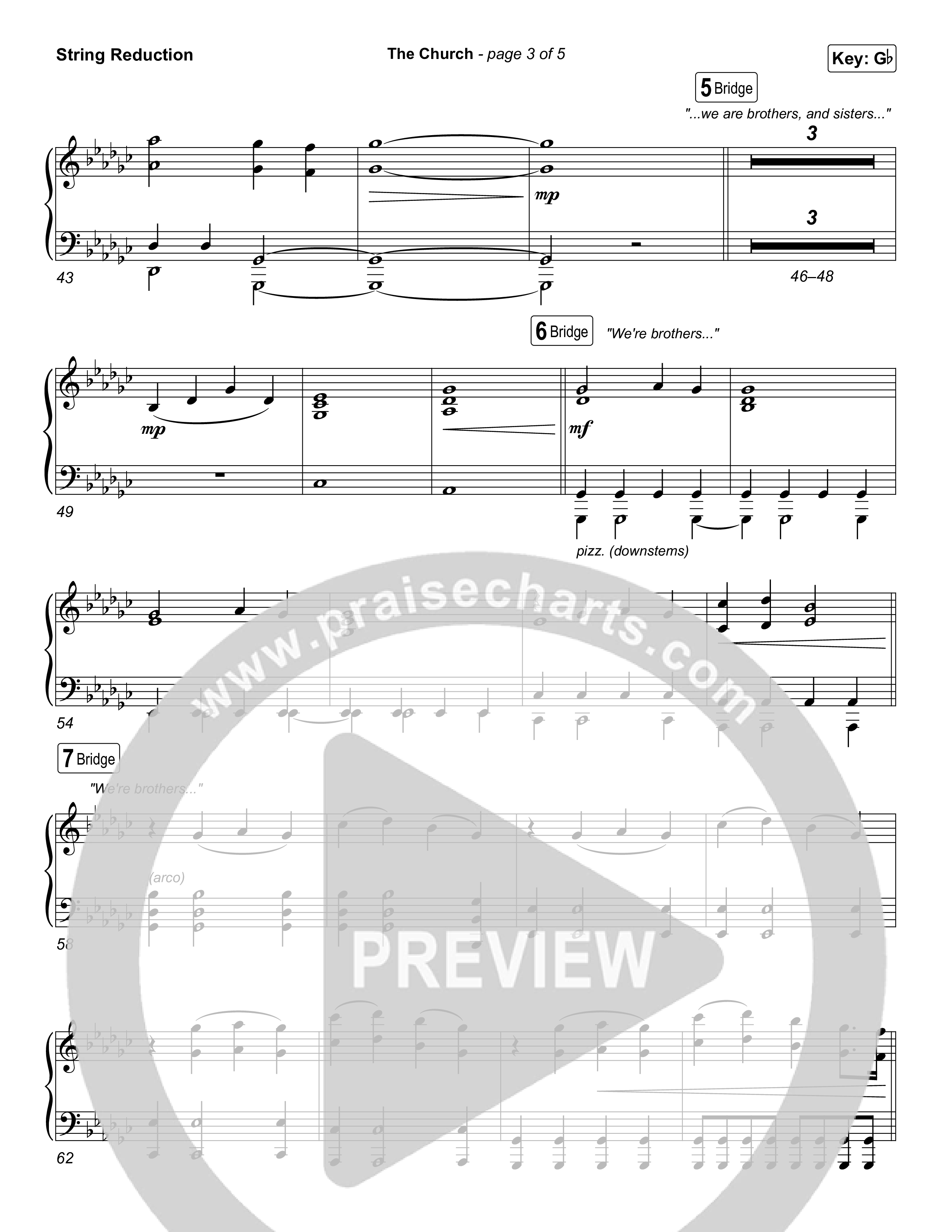 The Church (Live) String Reduction (Bethel Music)