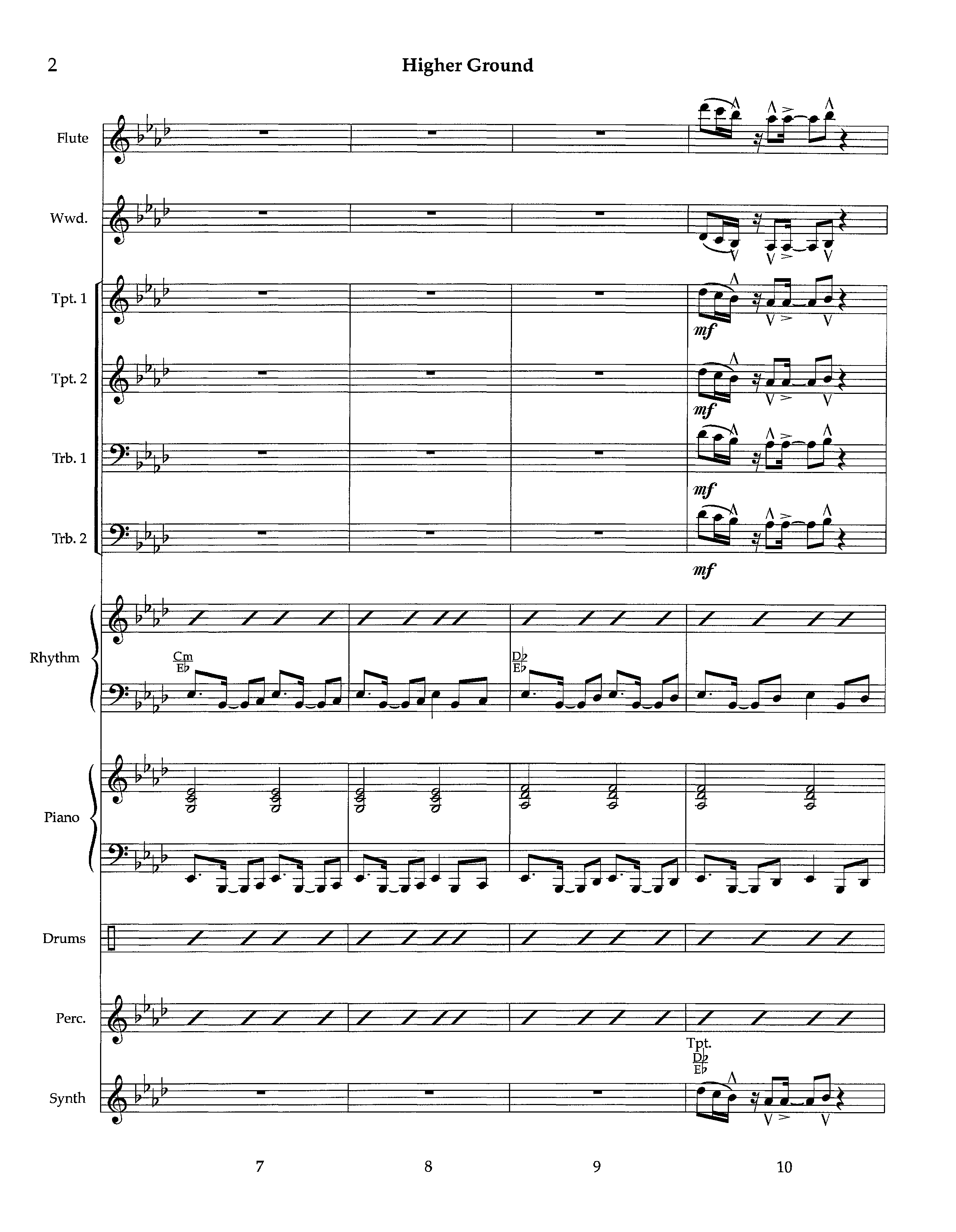 Higher Ground (Instrumental) Orchestration (Lifeway Worship / Arr. Richard Kingsmore)