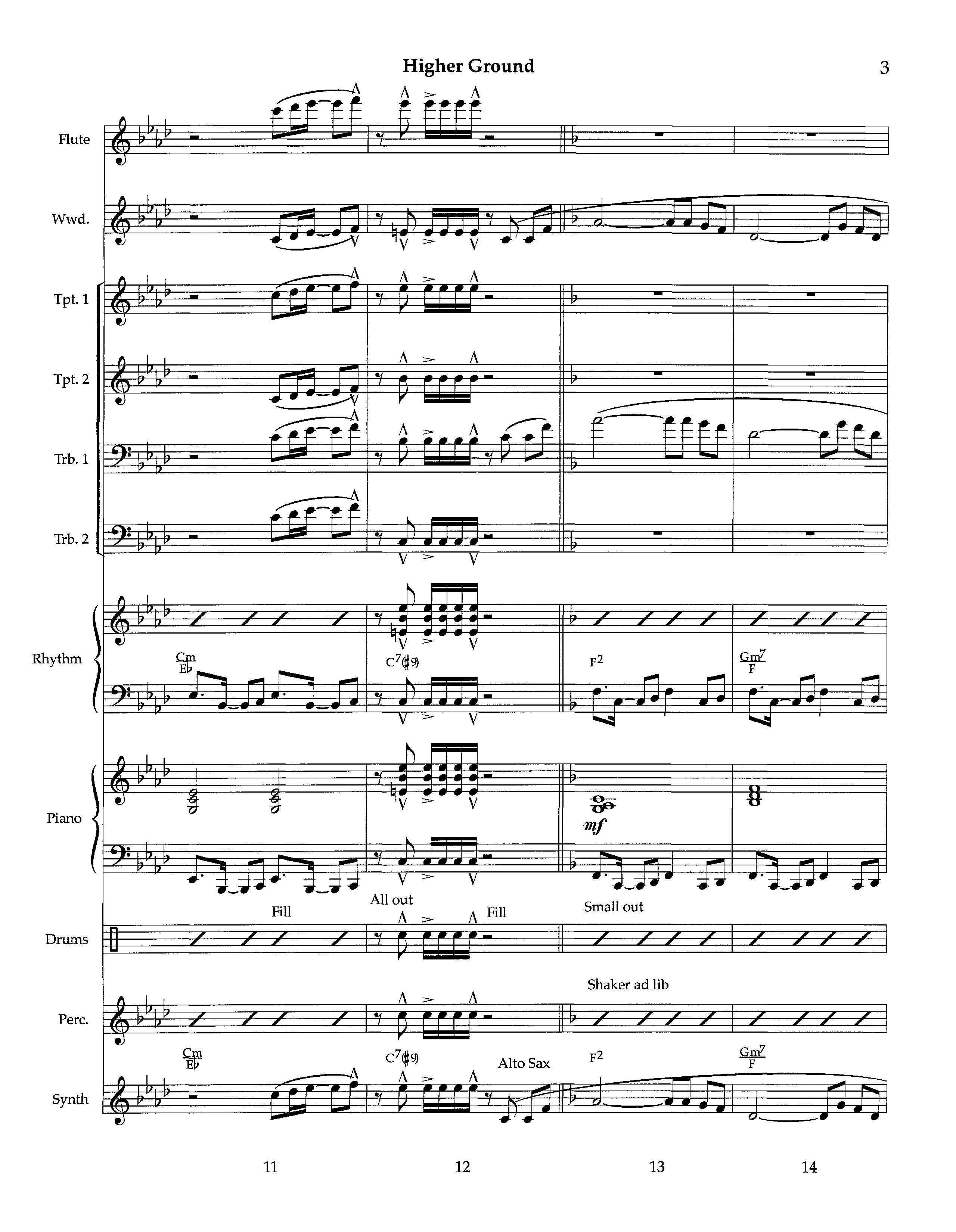 Higher Ground (Instrumental) Orchestration (Lifeway Worship / Arr. Richard Kingsmore)