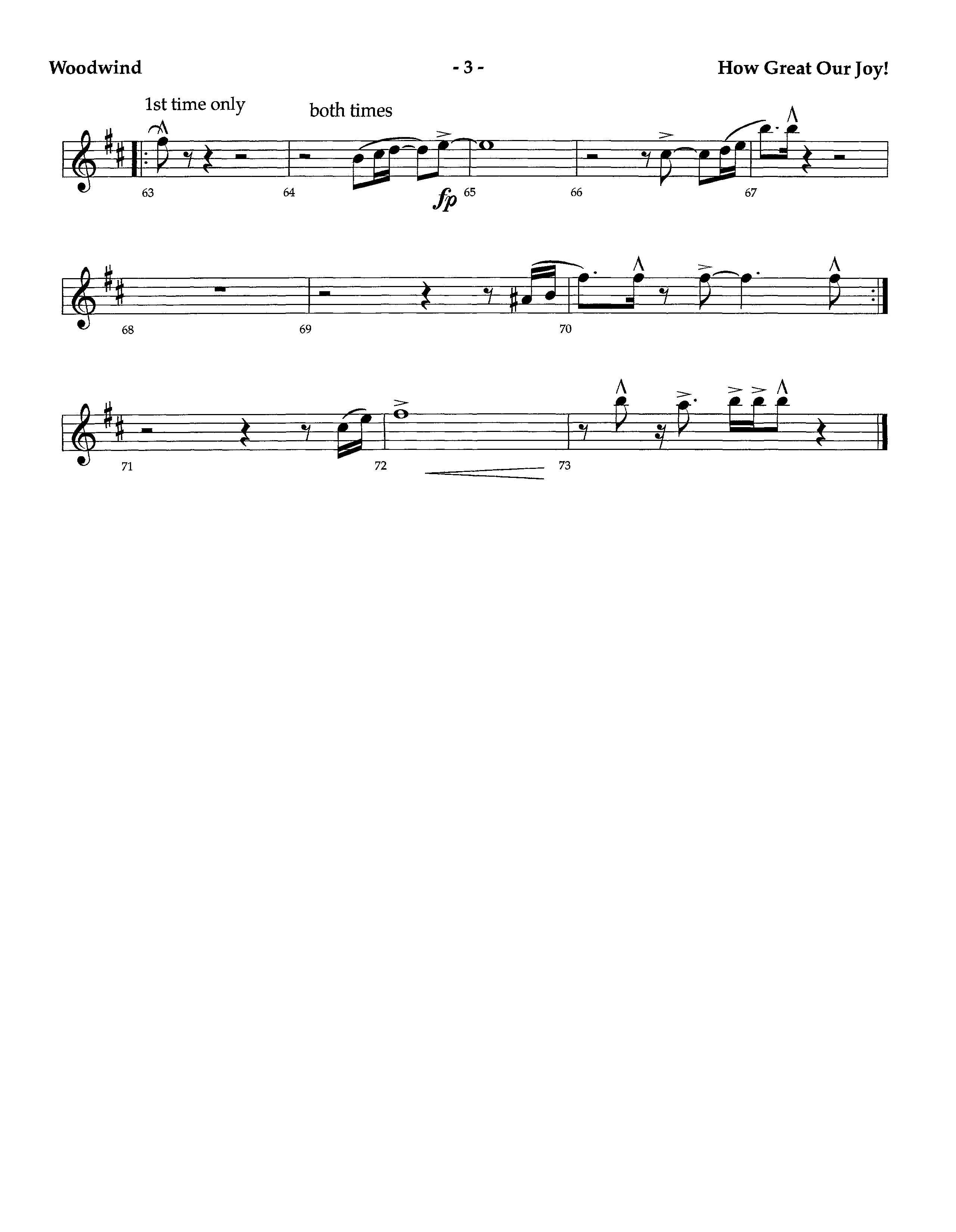 How Great Our Joy (Instrumental) Winds (Lifeway Worship / Arr. Richard Kingsmore)