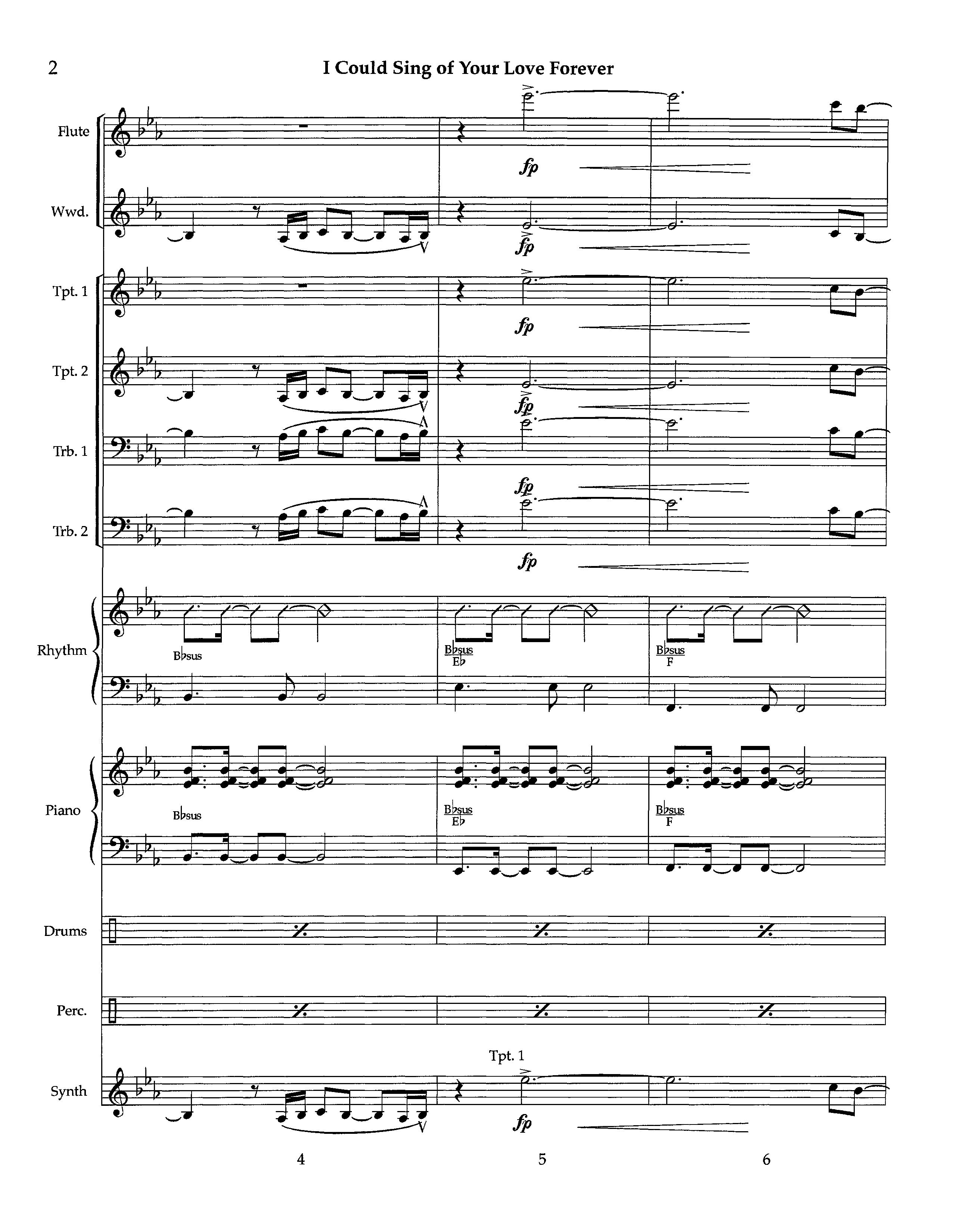 I Could Sing Of Your Love Forever (with Jesus Loves Me) (Instrumental) Orchestration (Lifeway Worship / Arr. Richard Kingsmore)