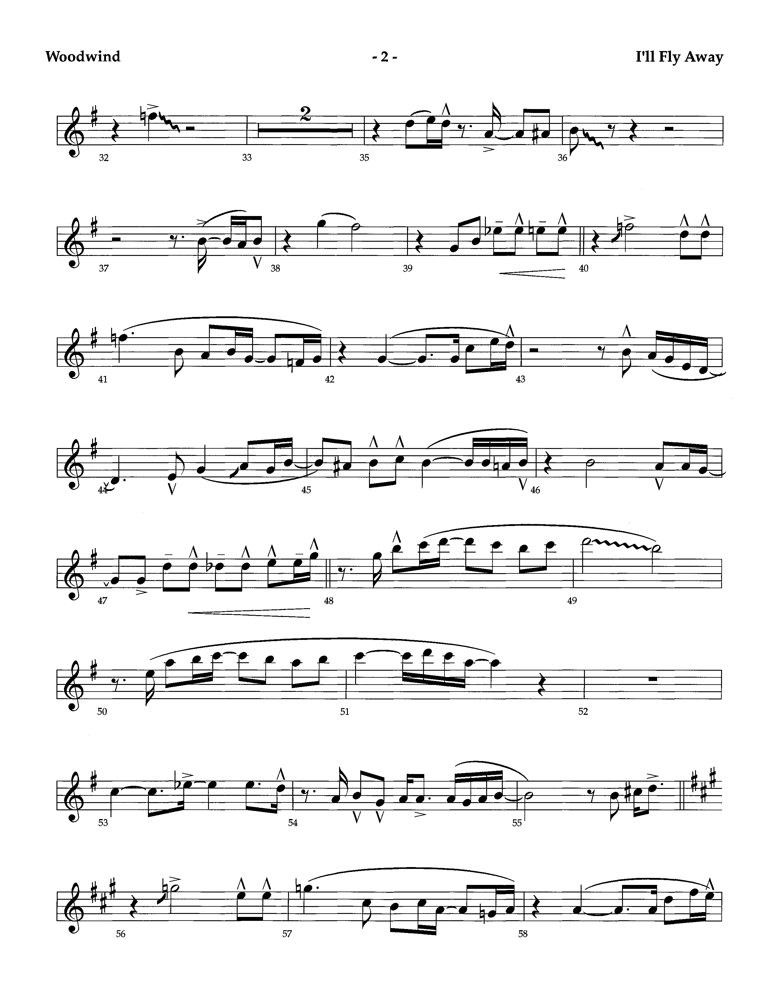 I'll Fly Away (Instrumental) Winds (Lifeway Worship / Arr. Richard Kingsmore)