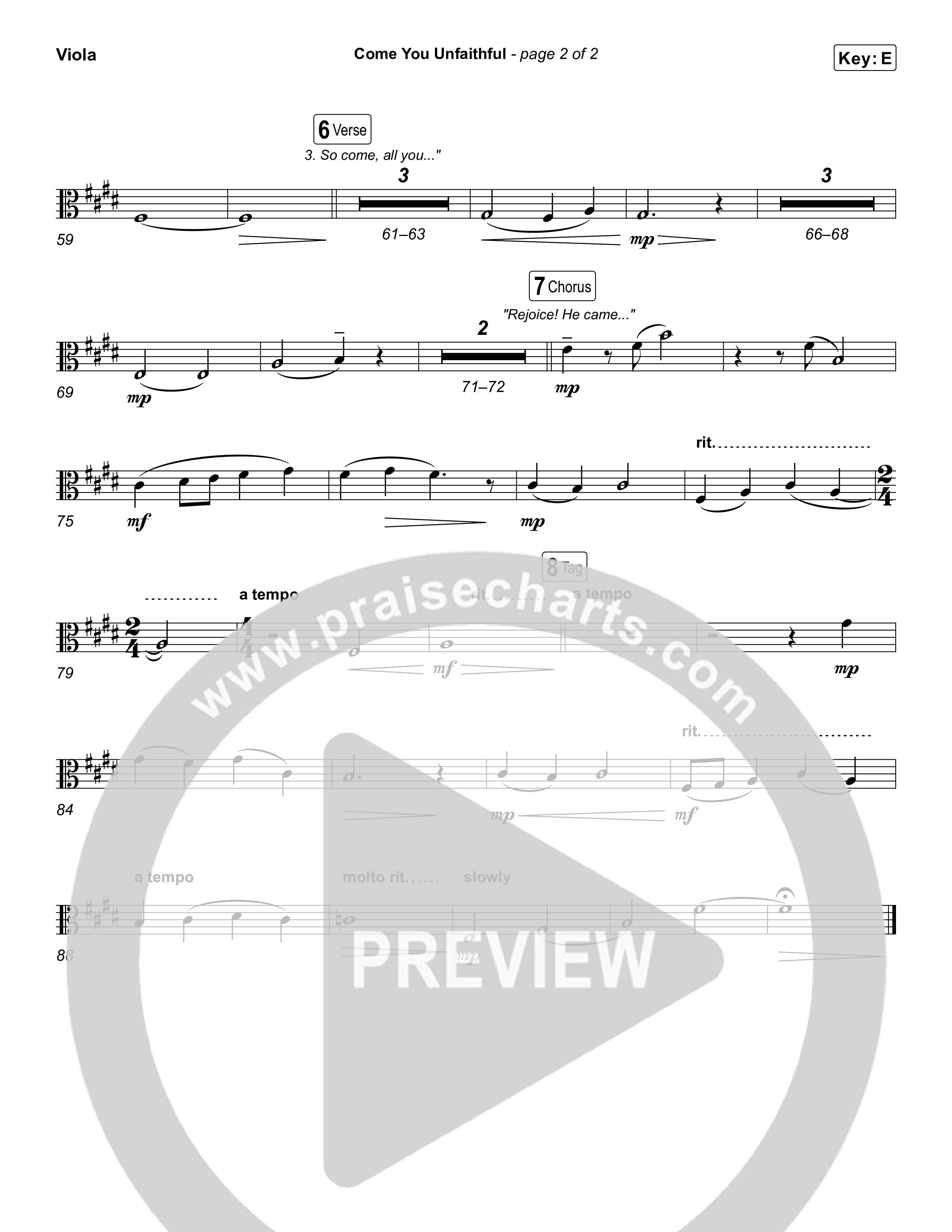 Come You Unfaithful Viola (Michael Boggs)