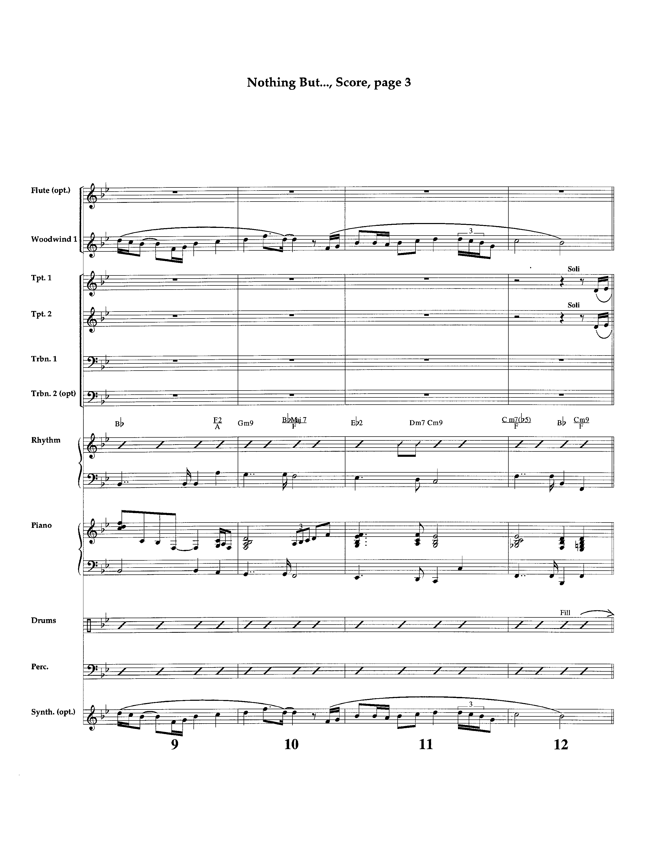 Nothing But The Blood (Instrumental) Conductor's Score (Lifeway Worship / Arr. Richard Kingsmore)