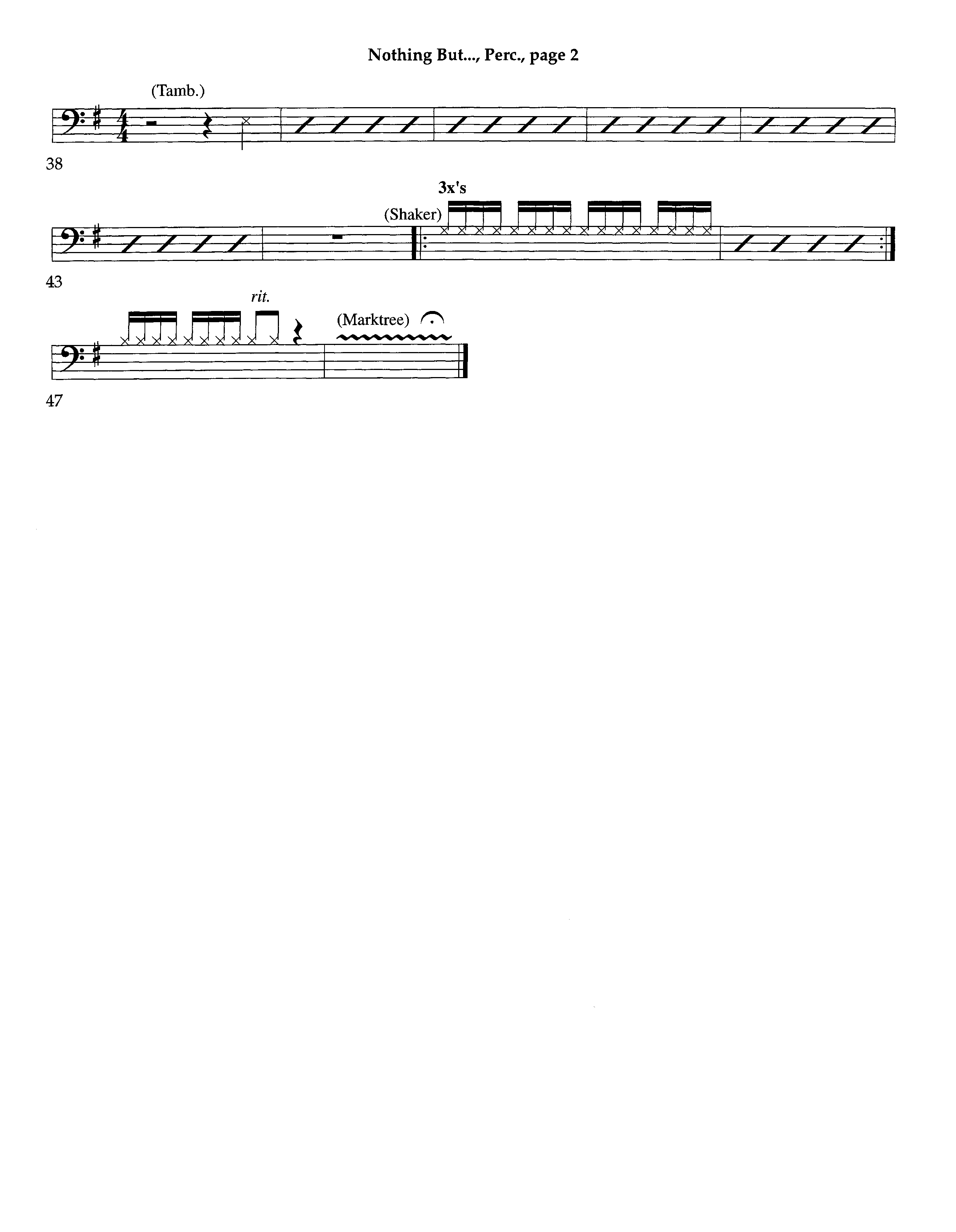 Nothing But The Blood (Instrumental) Percussion (Lifeway Worship / Arr. Richard Kingsmore)