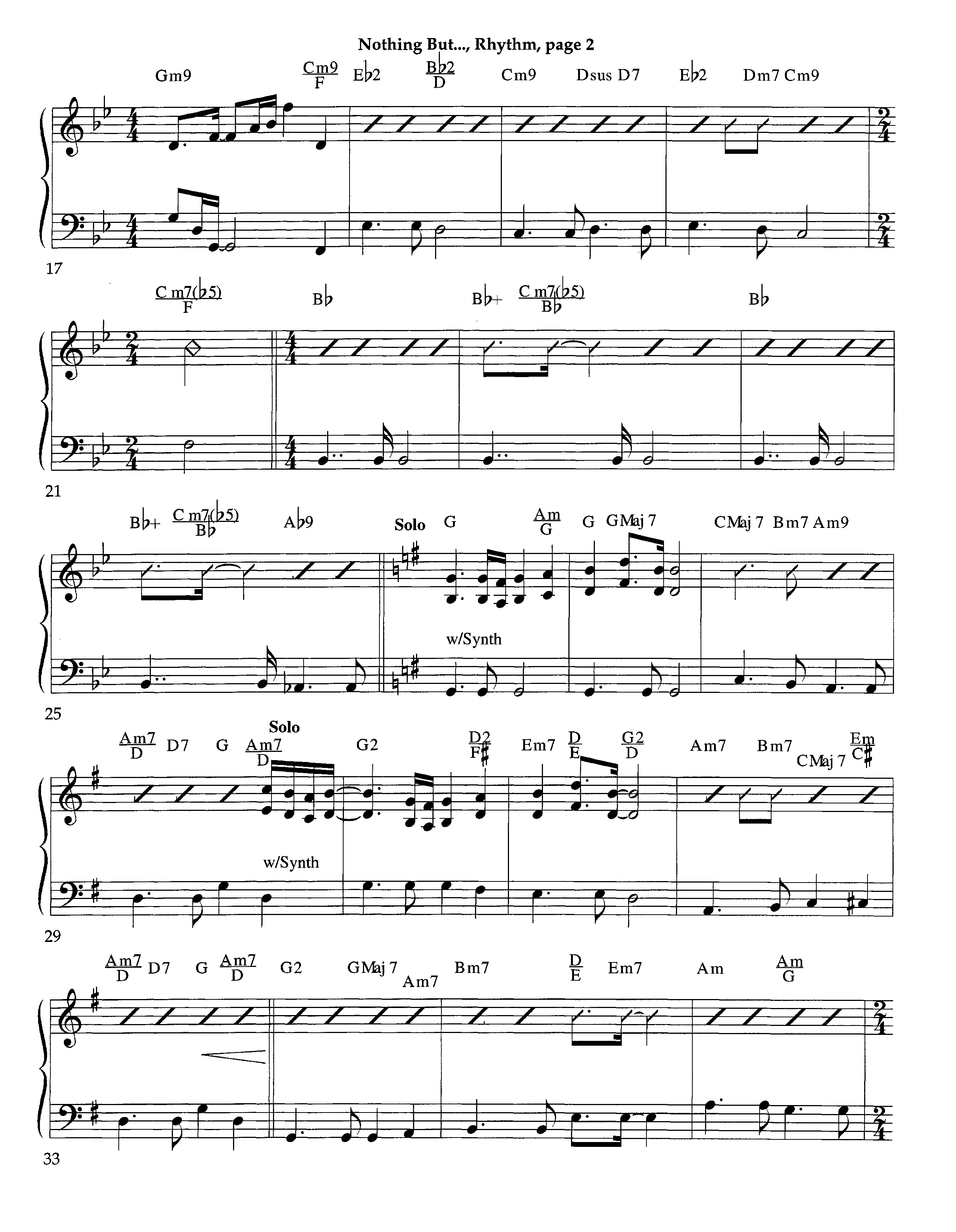 Nothing But The Blood (Instrumental) Rhythm Chart (Lifeway Worship / Arr. Richard Kingsmore)