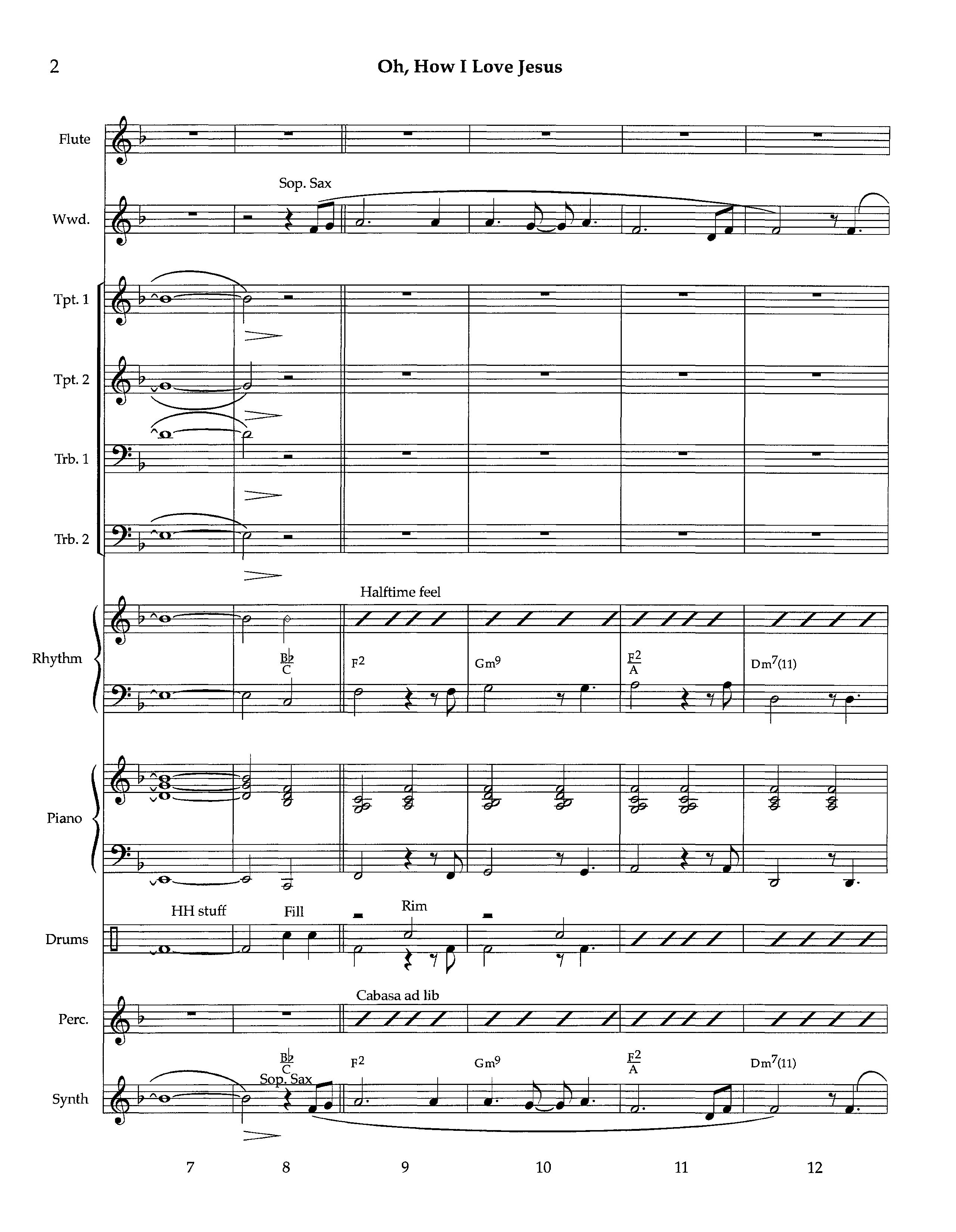 Oh How I Love Jesus (Instrumental) Orchestration (Lifeway Worship / Arr. Richard Kingsmore)