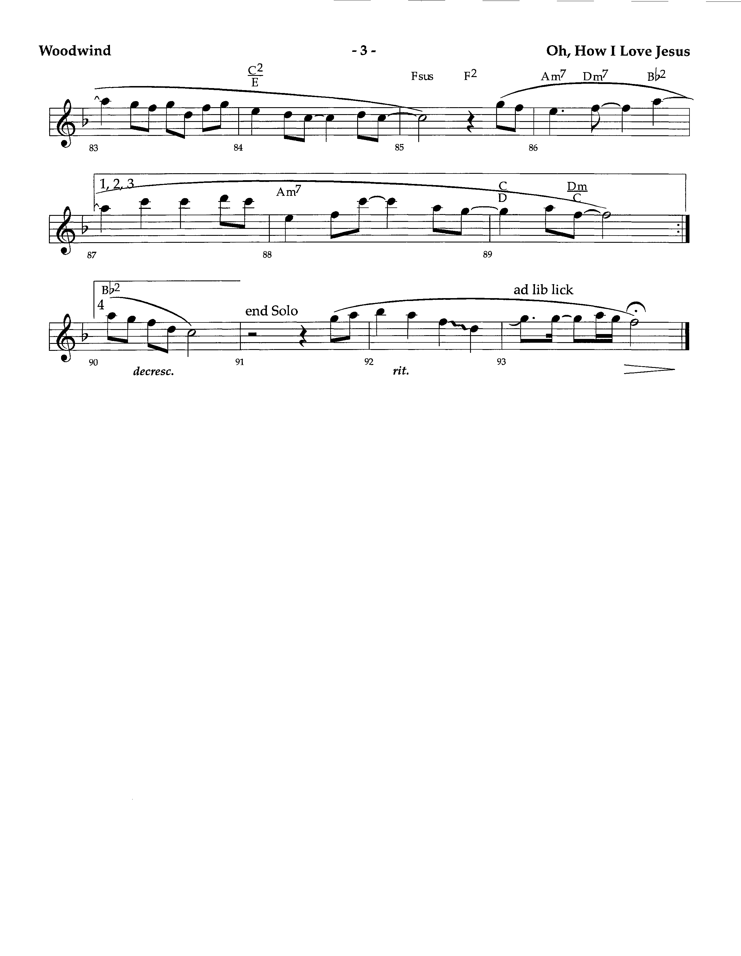 Oh How I Love Jesus (Instrumental) Winds (Lifeway Worship / Arr. Richard Kingsmore)