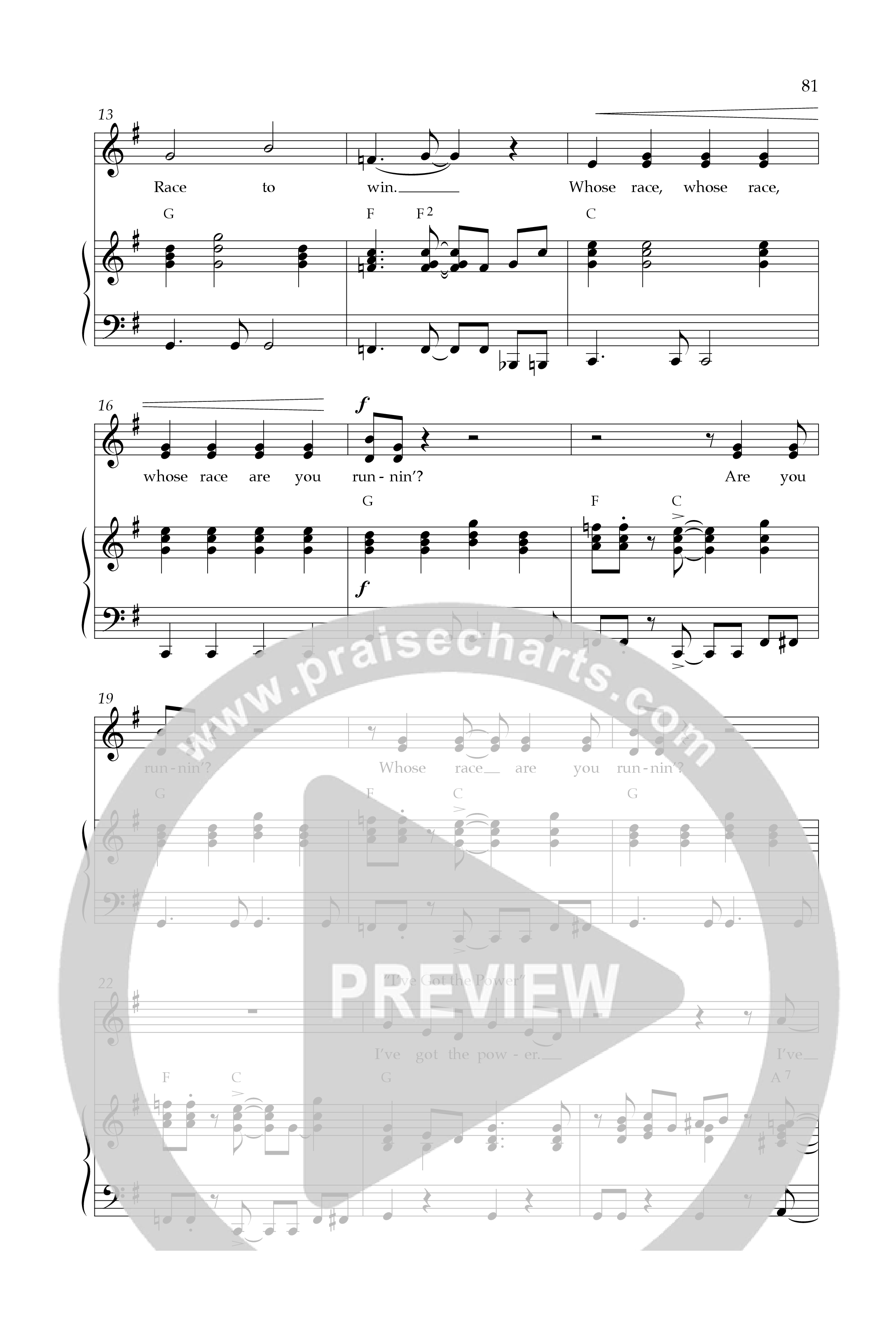 Race To Win (10 Song Choral Collection) Song 10 (Piano SATB) (Lifeway Choral)
