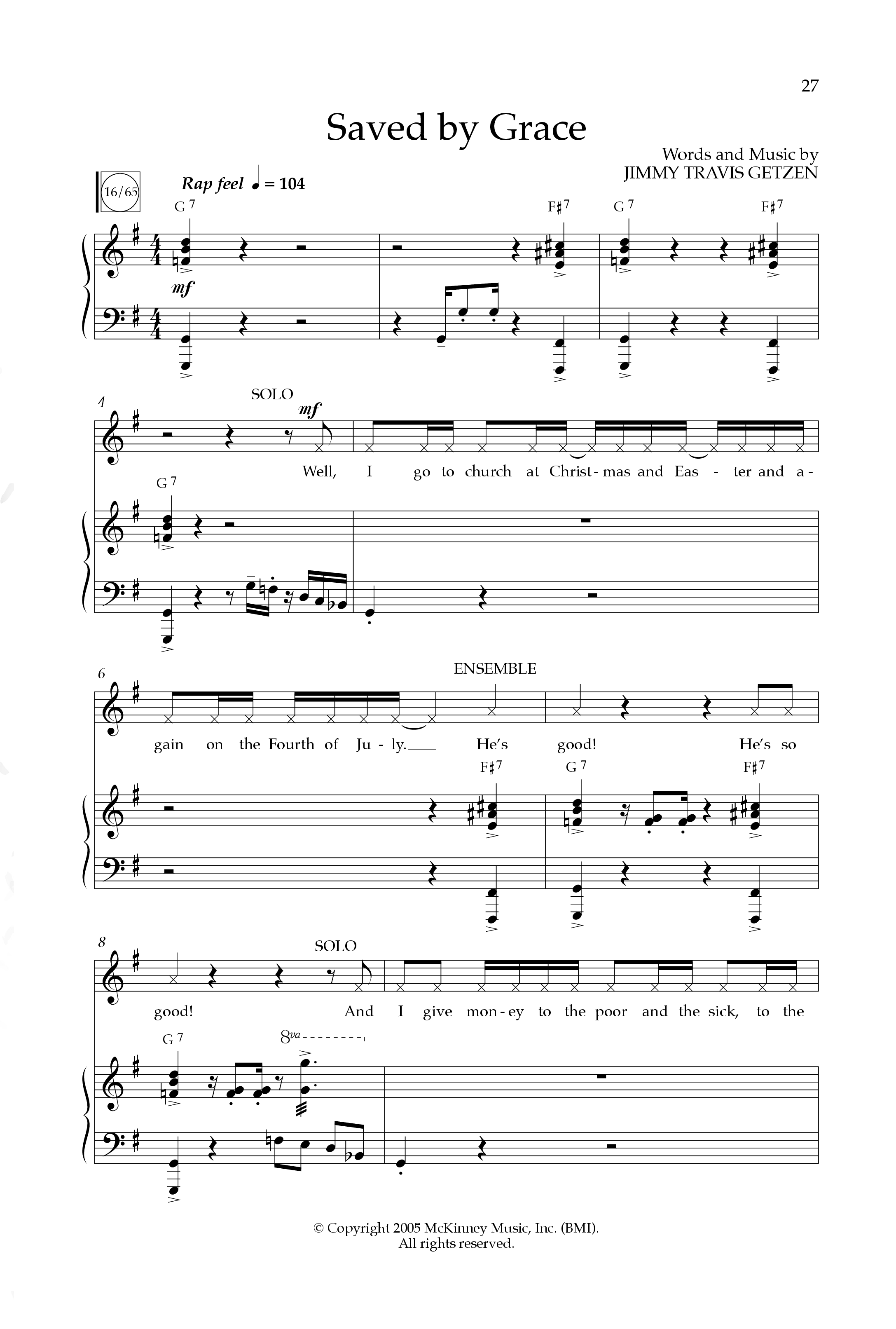 Race To Win (10 Song Choral Collection) Song 4 (Piano SATB) (Lifeway Choral)