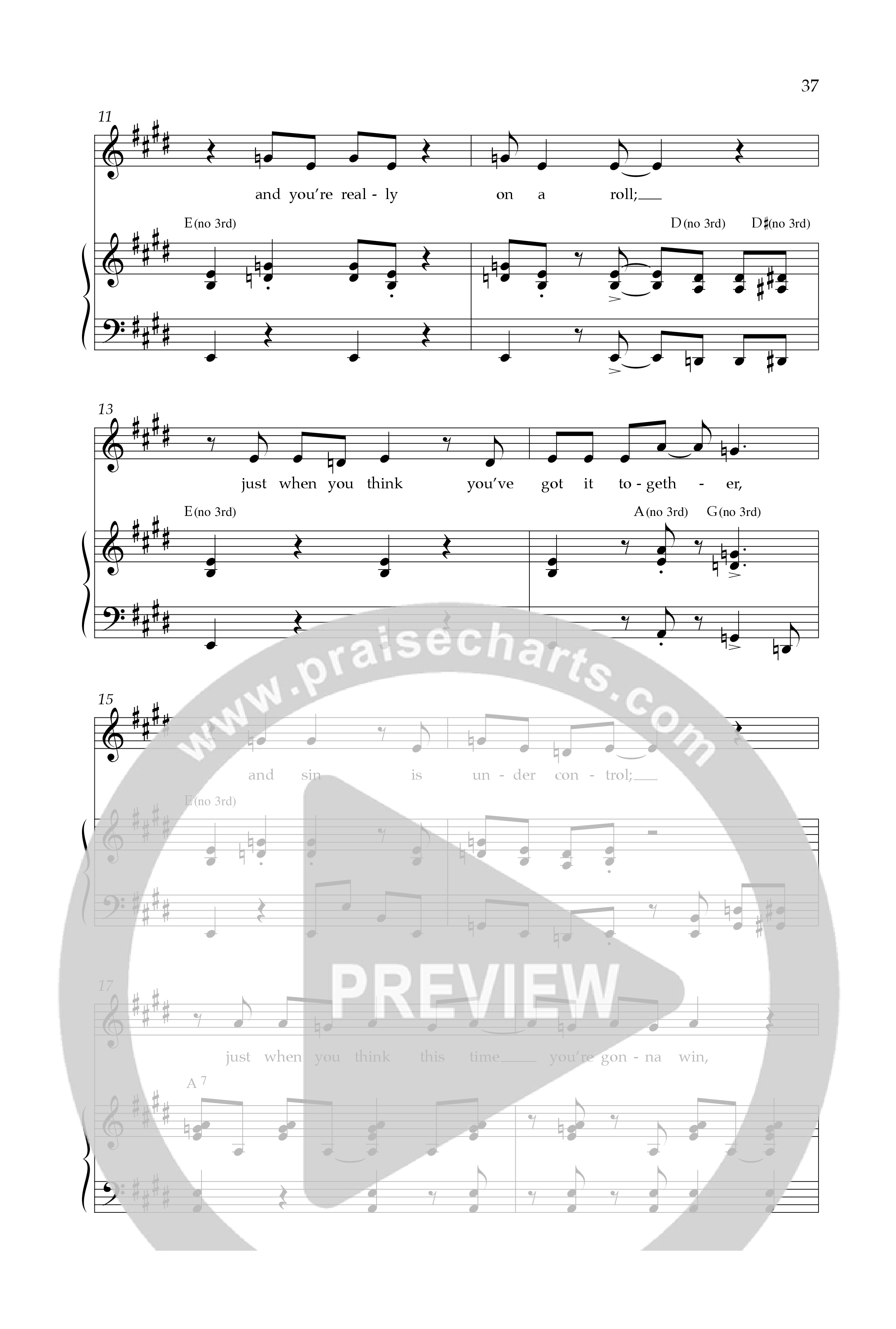 Race To Win (10 Song Choral Collection) Song 5 (Piano SATB) (Lifeway Choral)