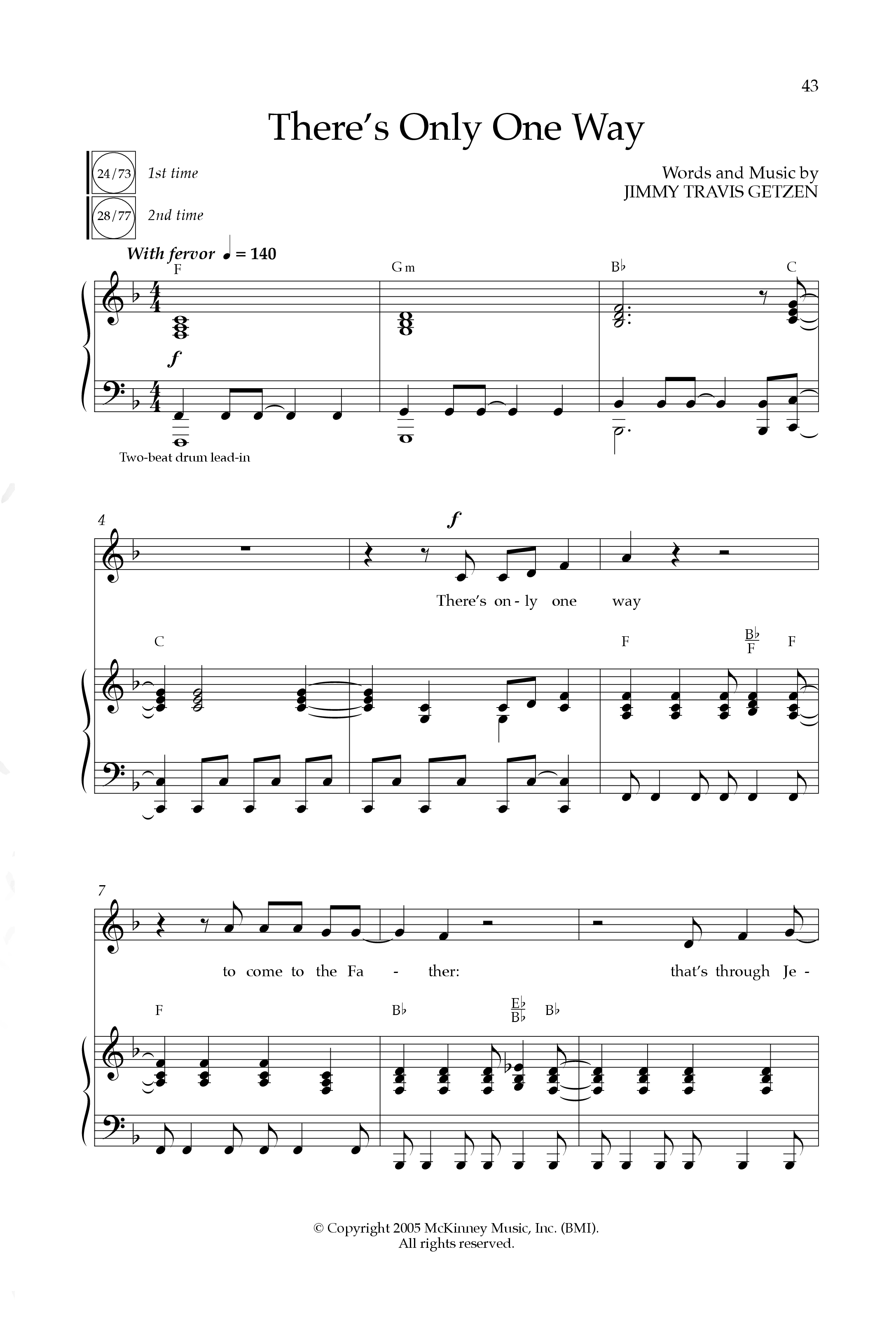 Race To Win (10 Song Choral Collection) Song 6 (Piano SATB) (Lifeway Choral)