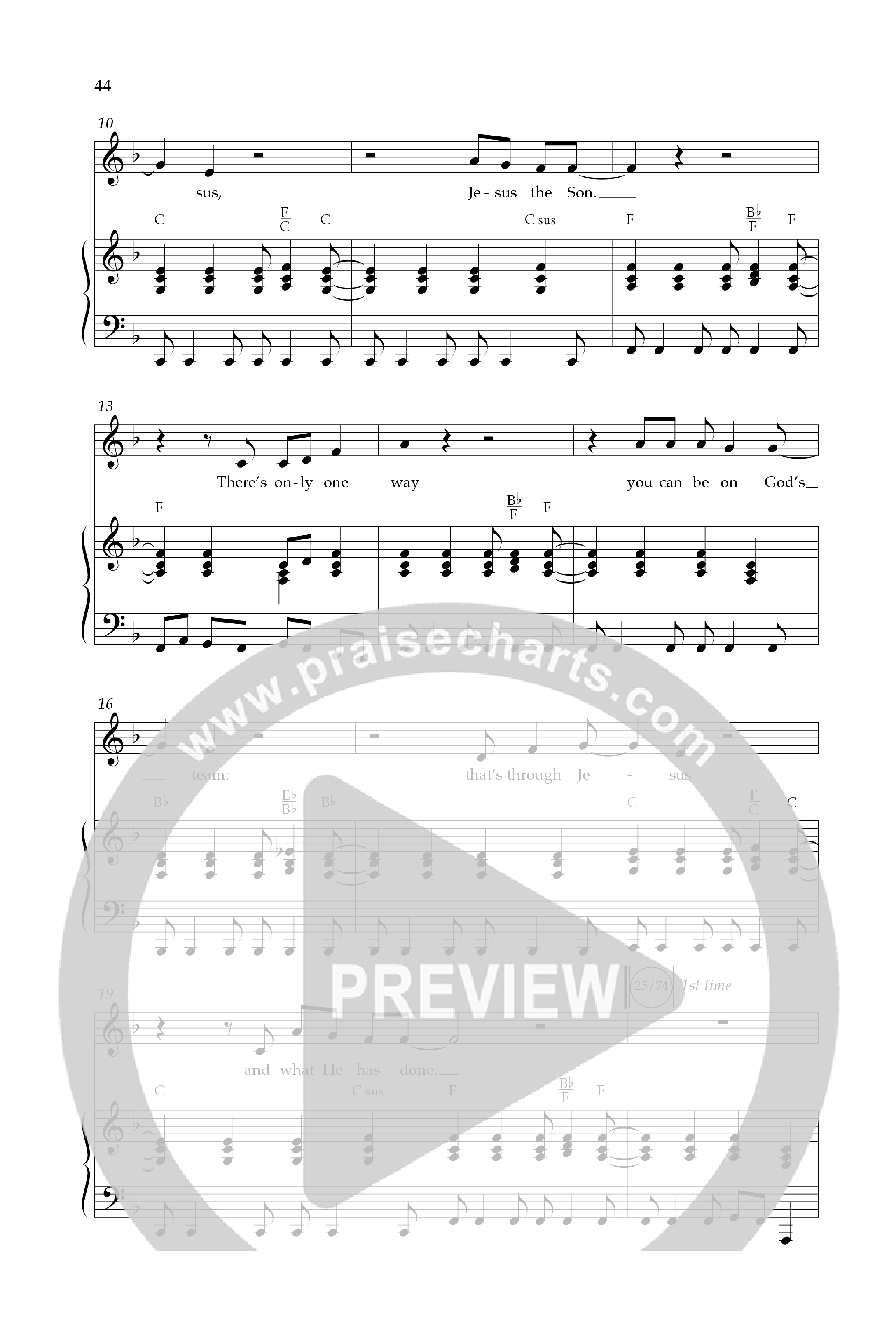Race To Win (10 Song Choral Collection) Song 6 (Piano SATB) (Lifeway Choral)