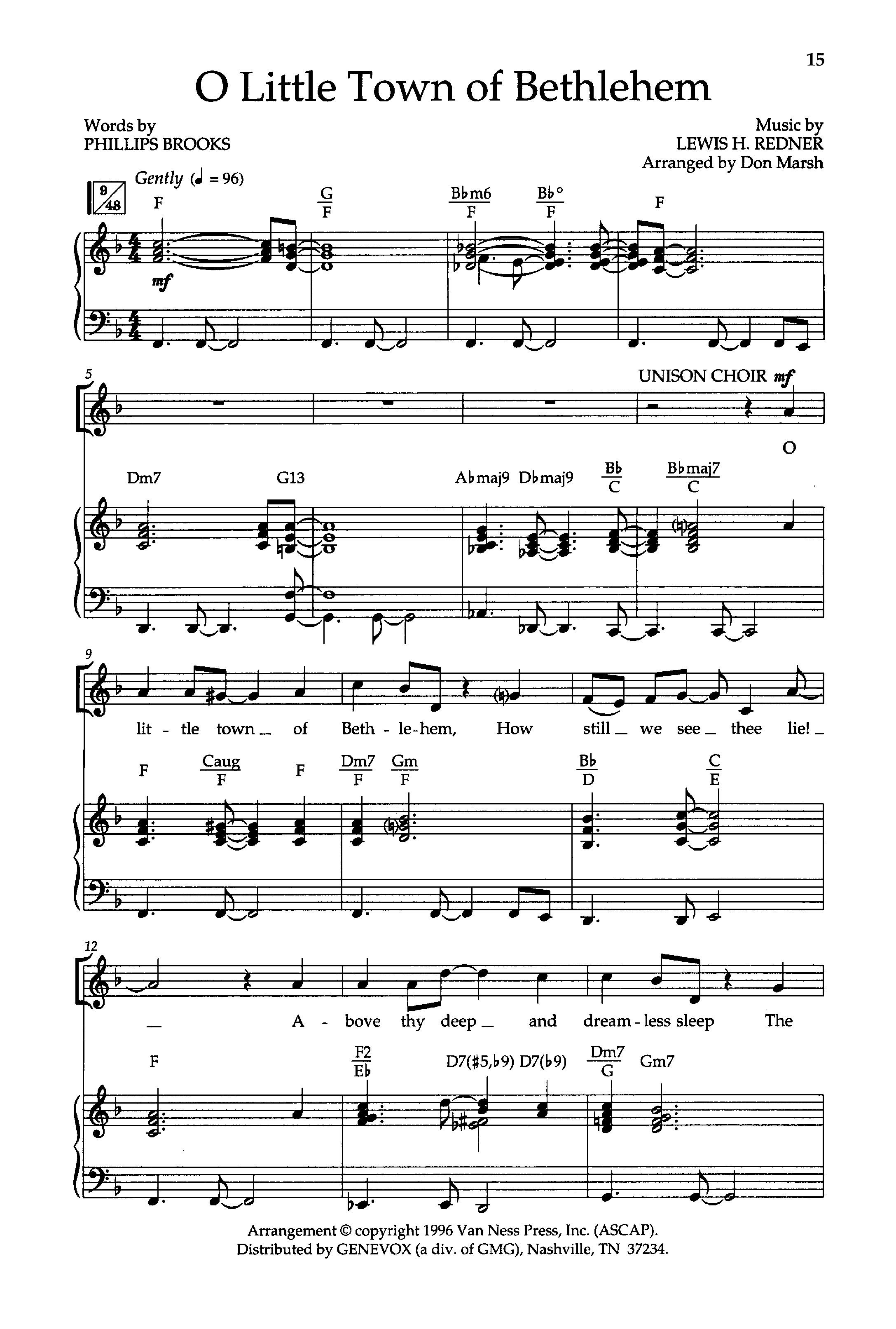 Cool Carols For Kids (10 Song Choral Collection) Song 3 (Piano SATB) (Lifeway Kids / Arr. Don Marsh)