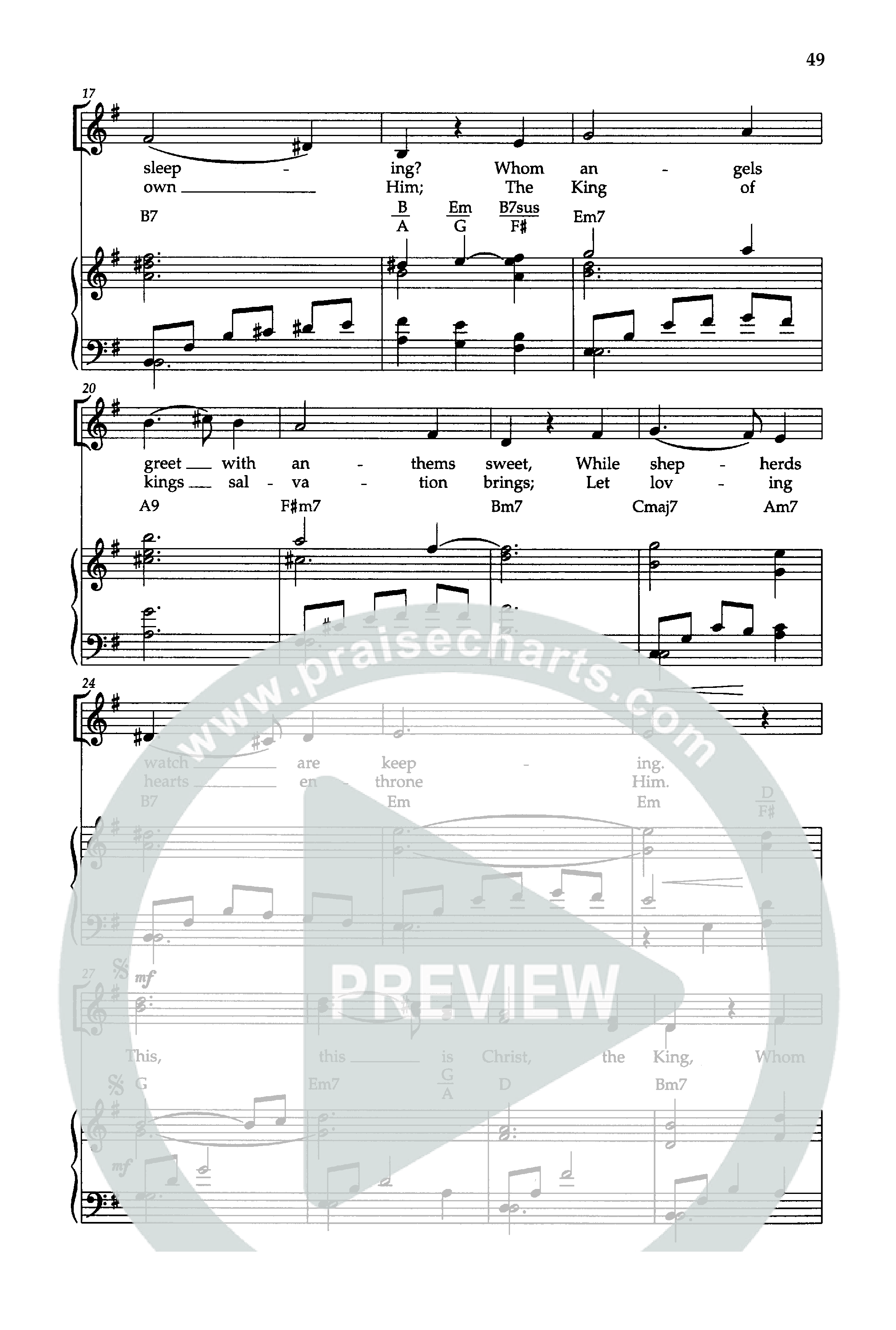 Cool Carols For Kids (10 Song Choral Collection) Song 8 (Piano SATB) (Lifeway Kids / Arr. Don Marsh)