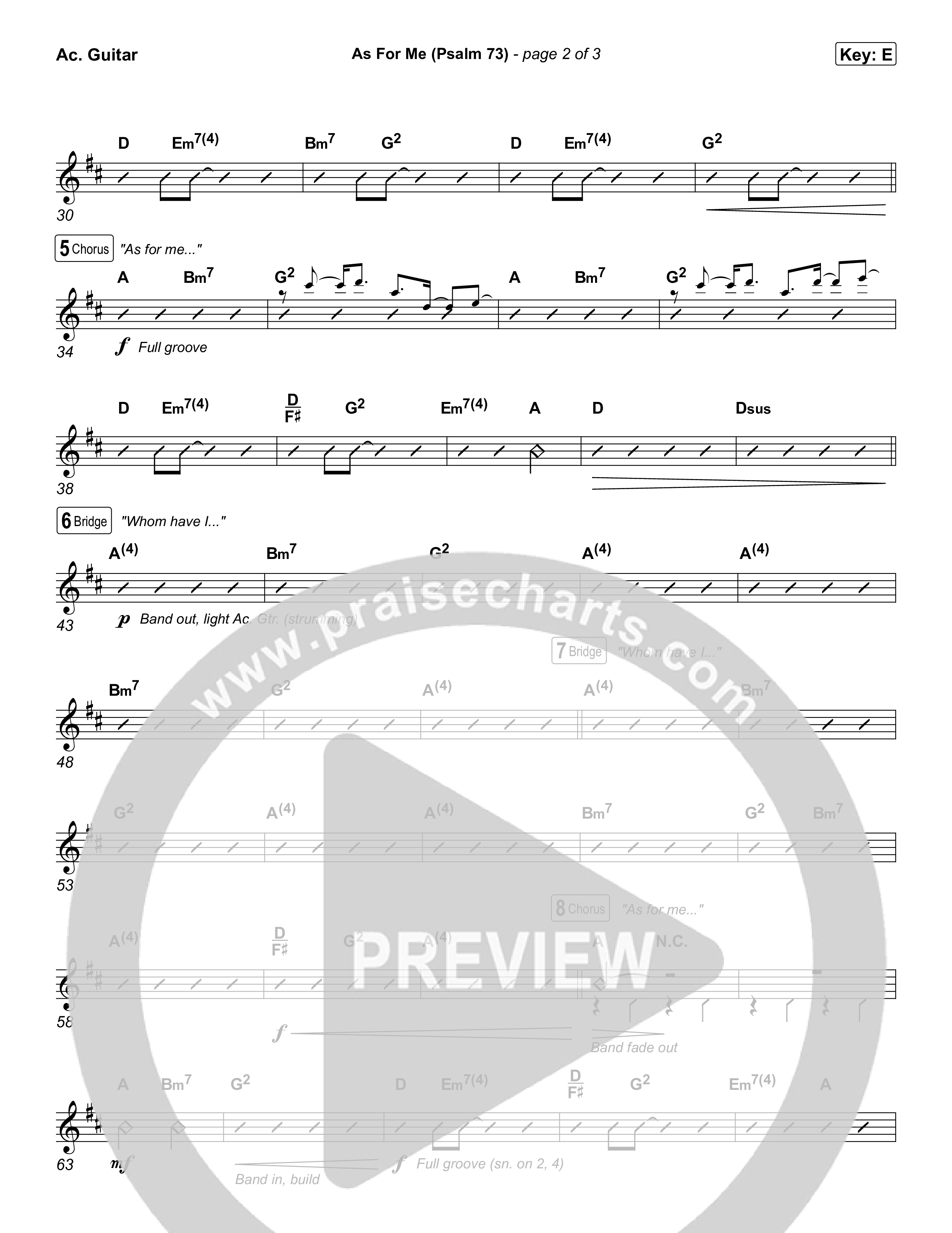 As For Me (Psalm 73) Acoustic Guitar (The Worship Initiative)