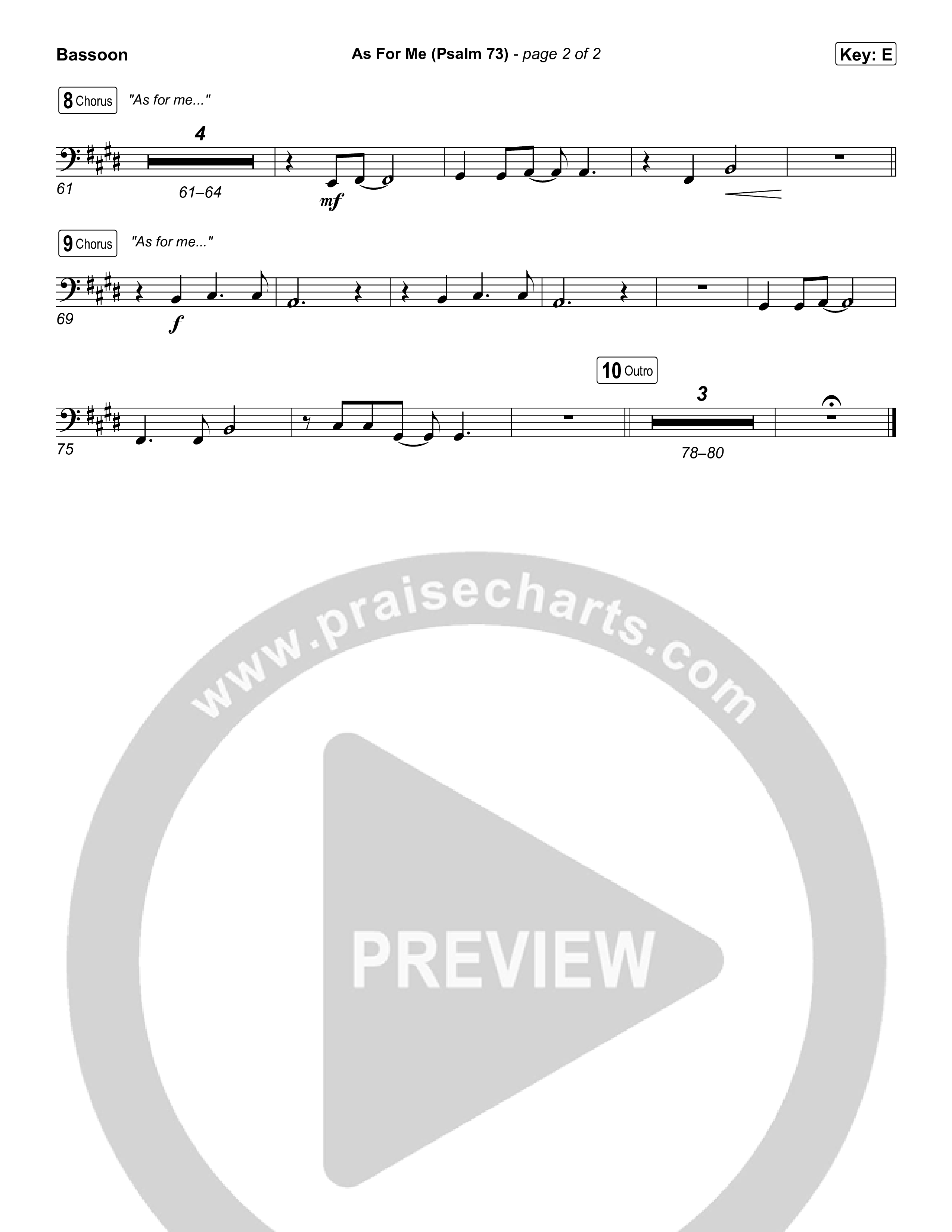 As For Me (Psalm 73) Bassoon (The Worship Initiative)